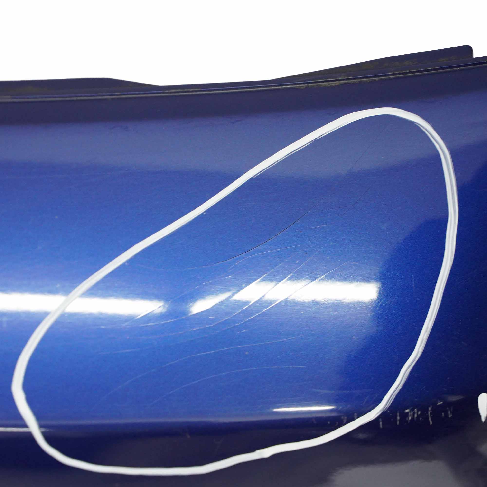 Mini R50 Rear Bumper Complete Trim Panel Cover Indi Blue Metallic - 862