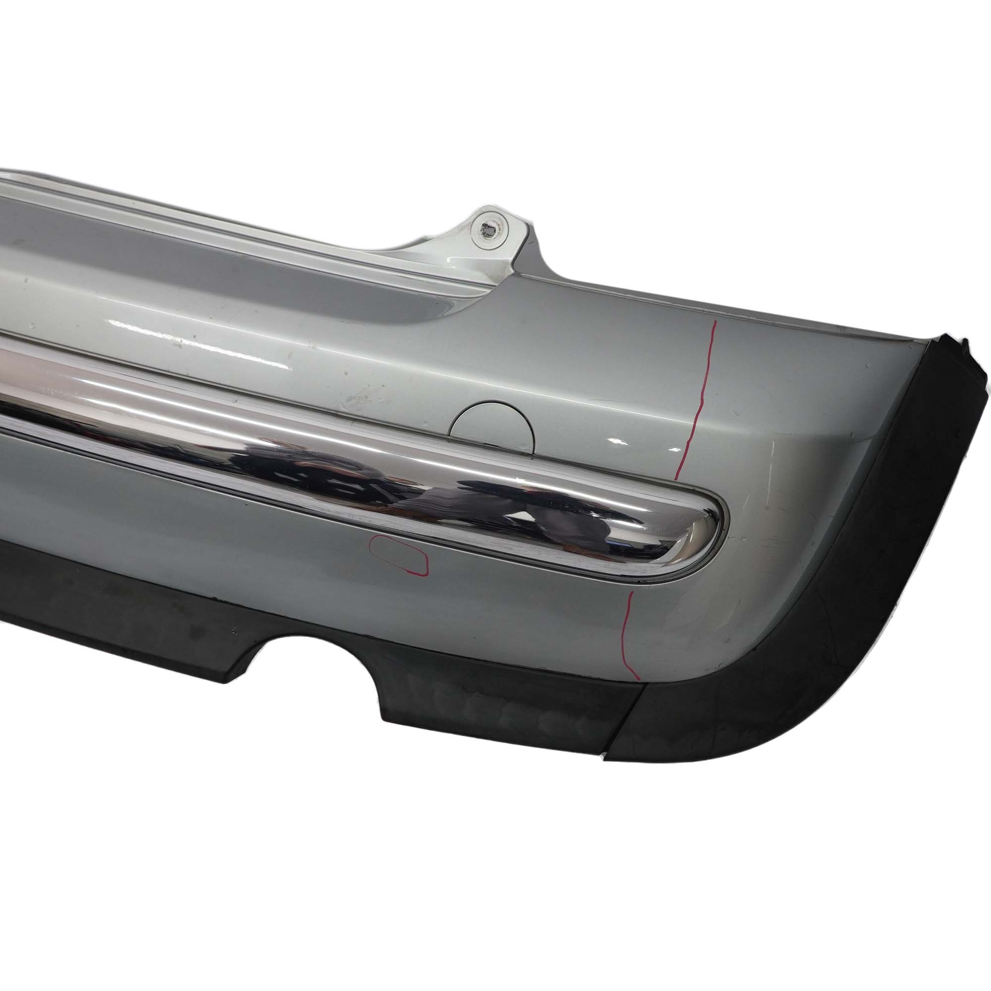 Mini Cooper One R50 Rear Bumper Panel Pure Silver Metallic - 900