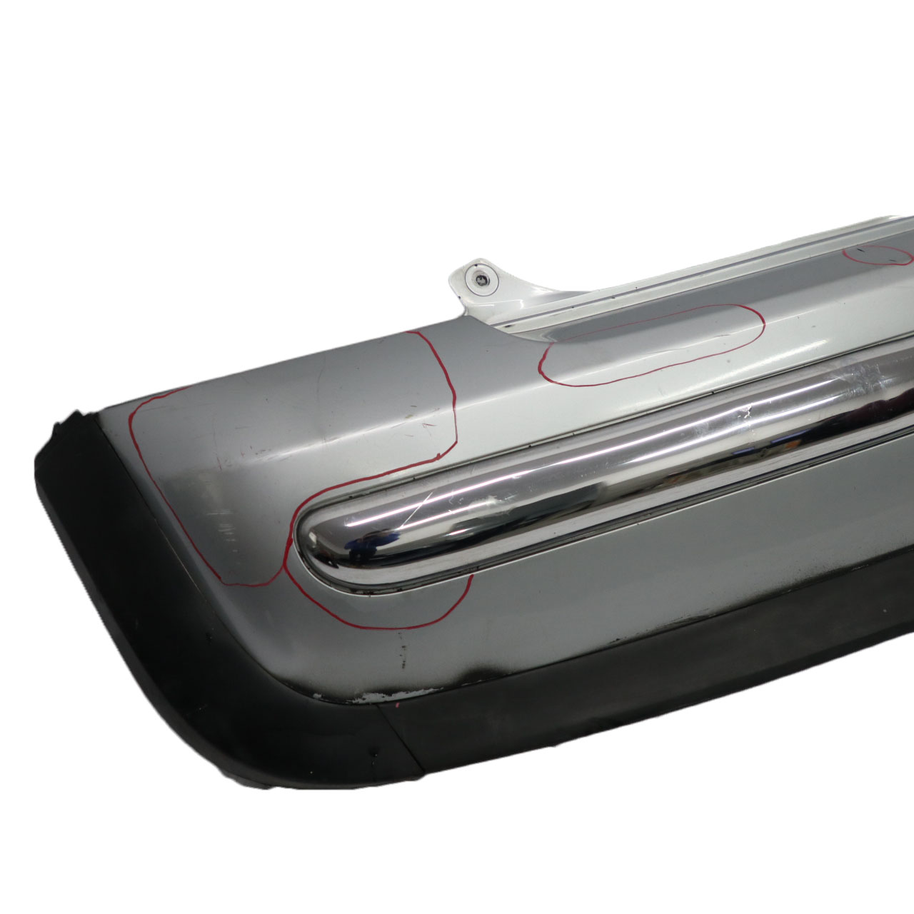 Mini Cooper One R50 Rear Bumper Panel Pure Silver Metallic - 900