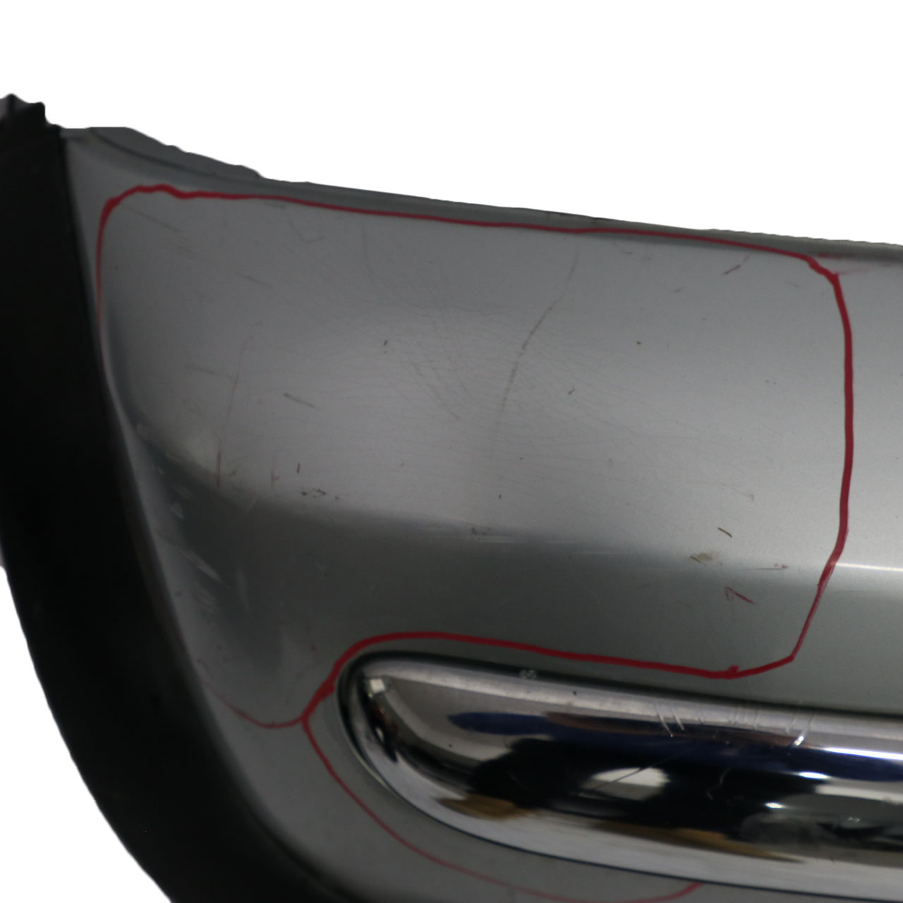 Mini Cooper One R50 Rear Bumper Panel Pure Silver Metallic - 900