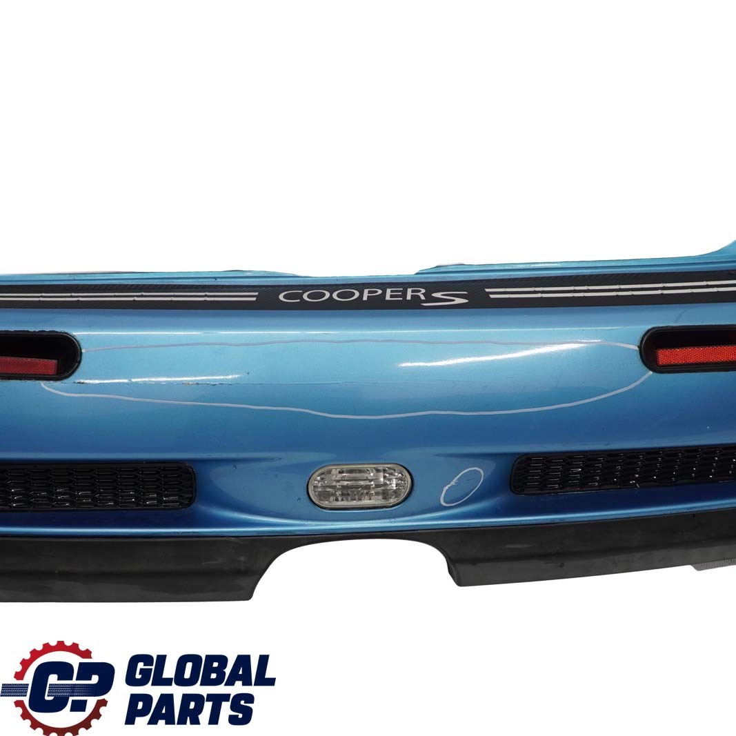 BMW Mini Cooper S R53 1 Complete Rear Bumper Panel Electric Blue Metallic - 870