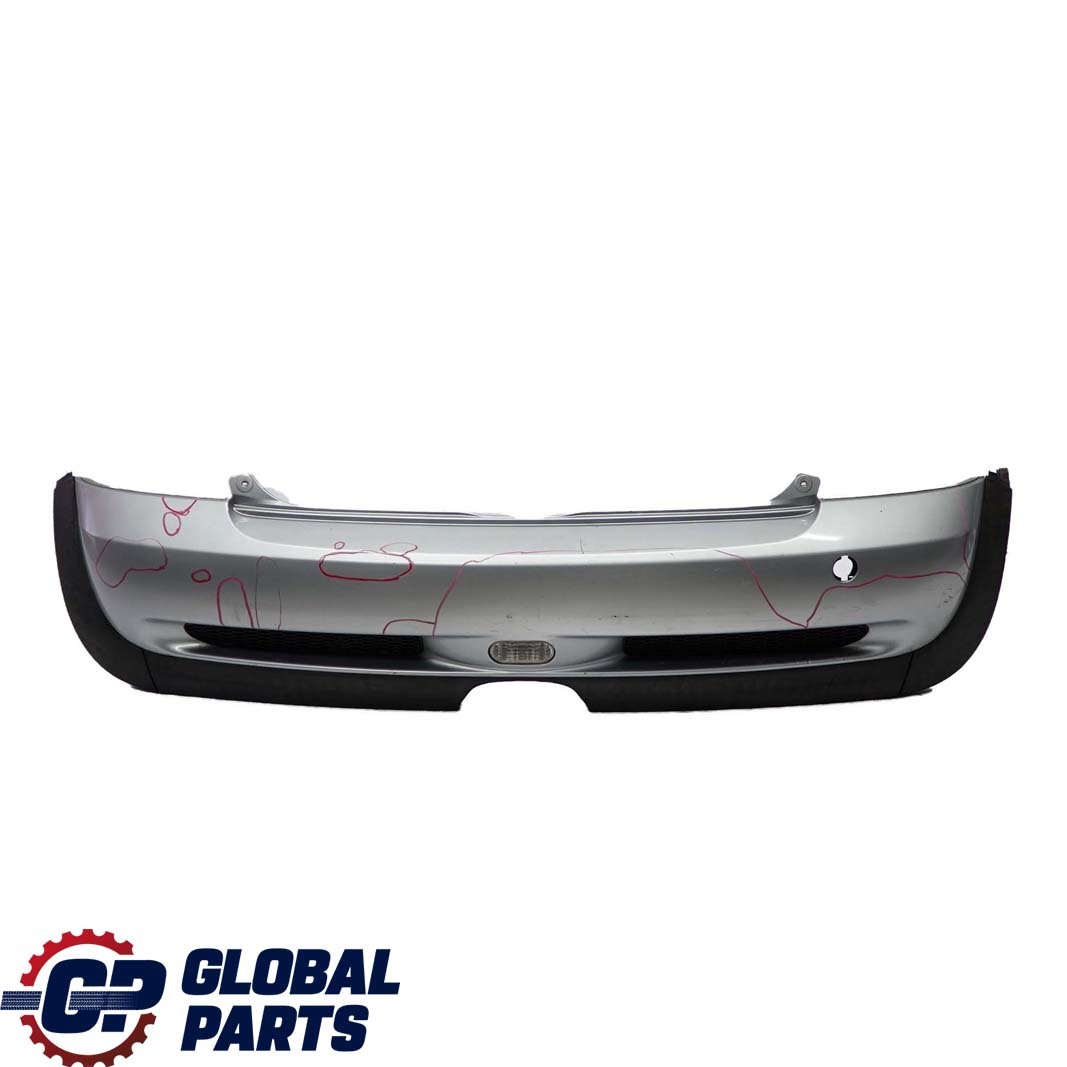 BMW Mini Cooper S R53 1 Complete Rear Bumper Panel Pure Silver Metallic - 900