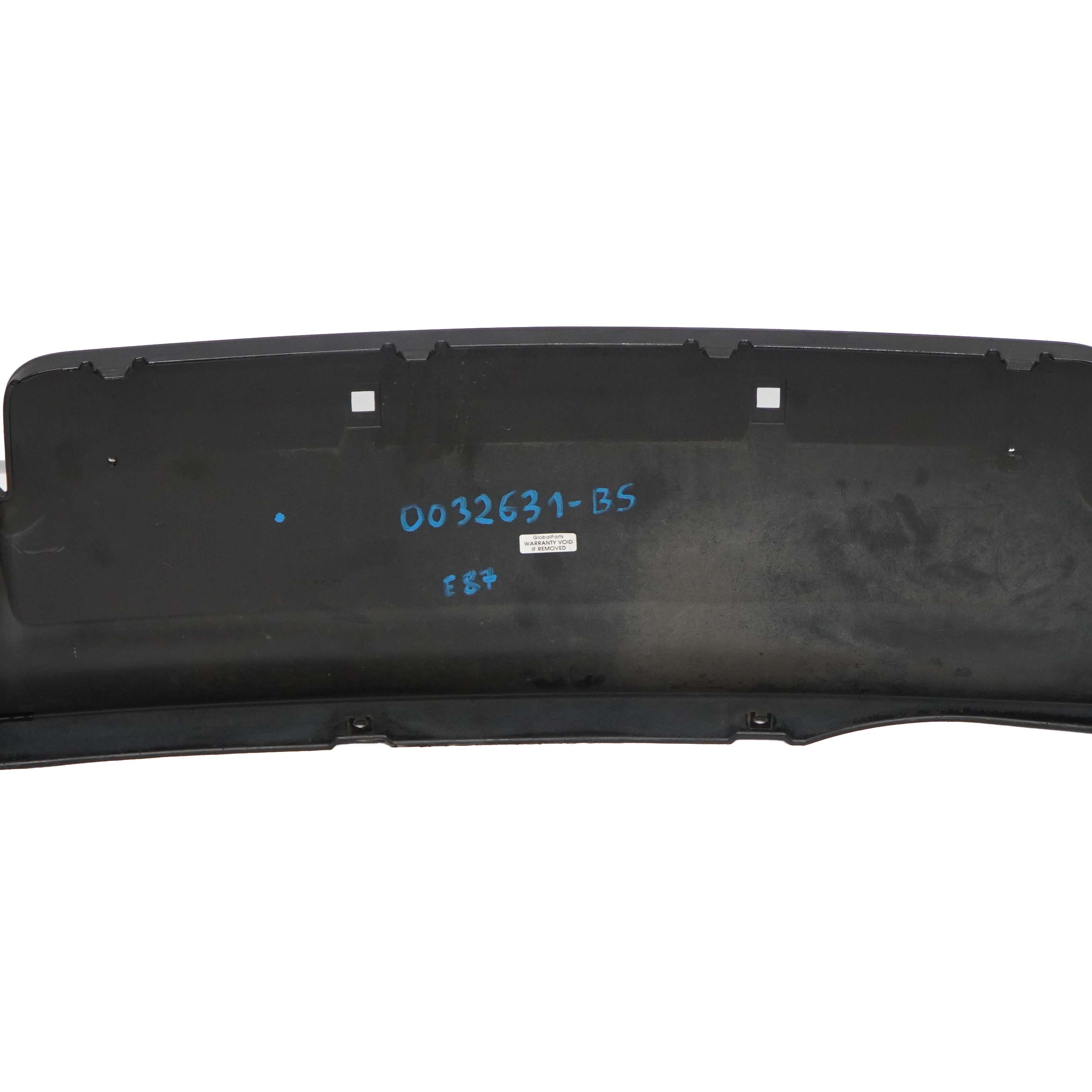 BMW 1 Series E87 Lower Trim Panel Rear Bumper Black Sapphire Metallic - 475