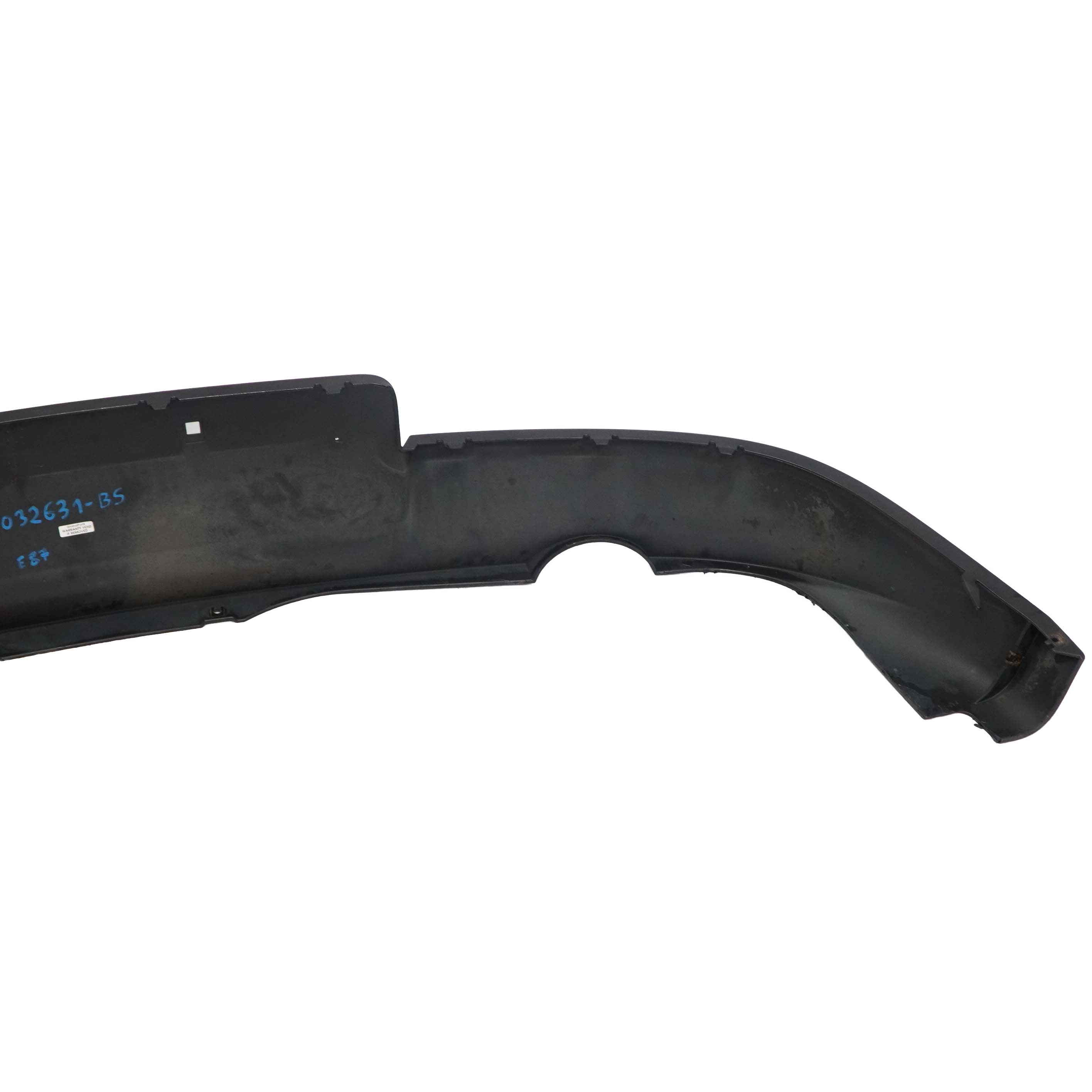 BMW 1 Series E87 Lower Trim Panel Rear Bumper Black Sapphire Metallic - 475