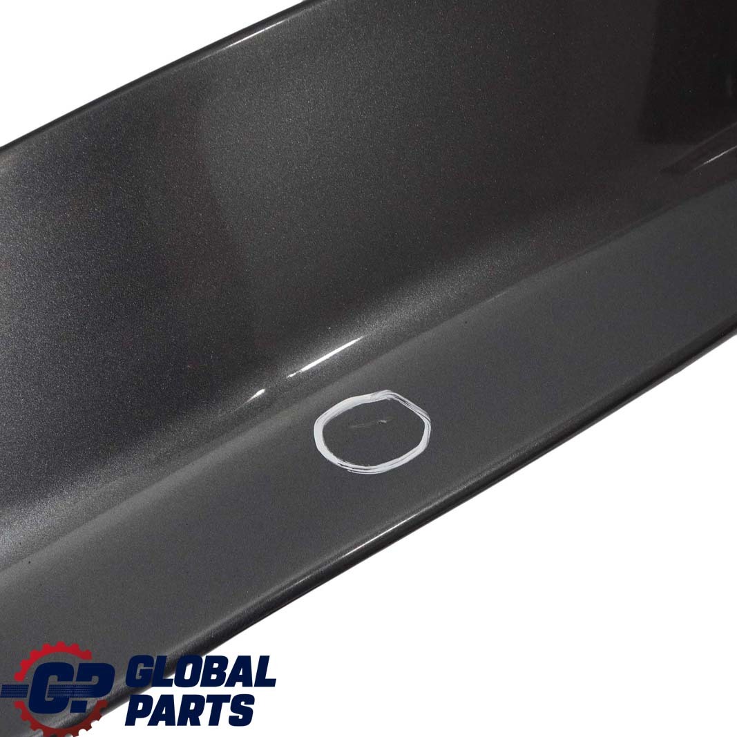 BMW E87 Rear Bumper Bottom Trim Panel Sparkling Graphite - A22