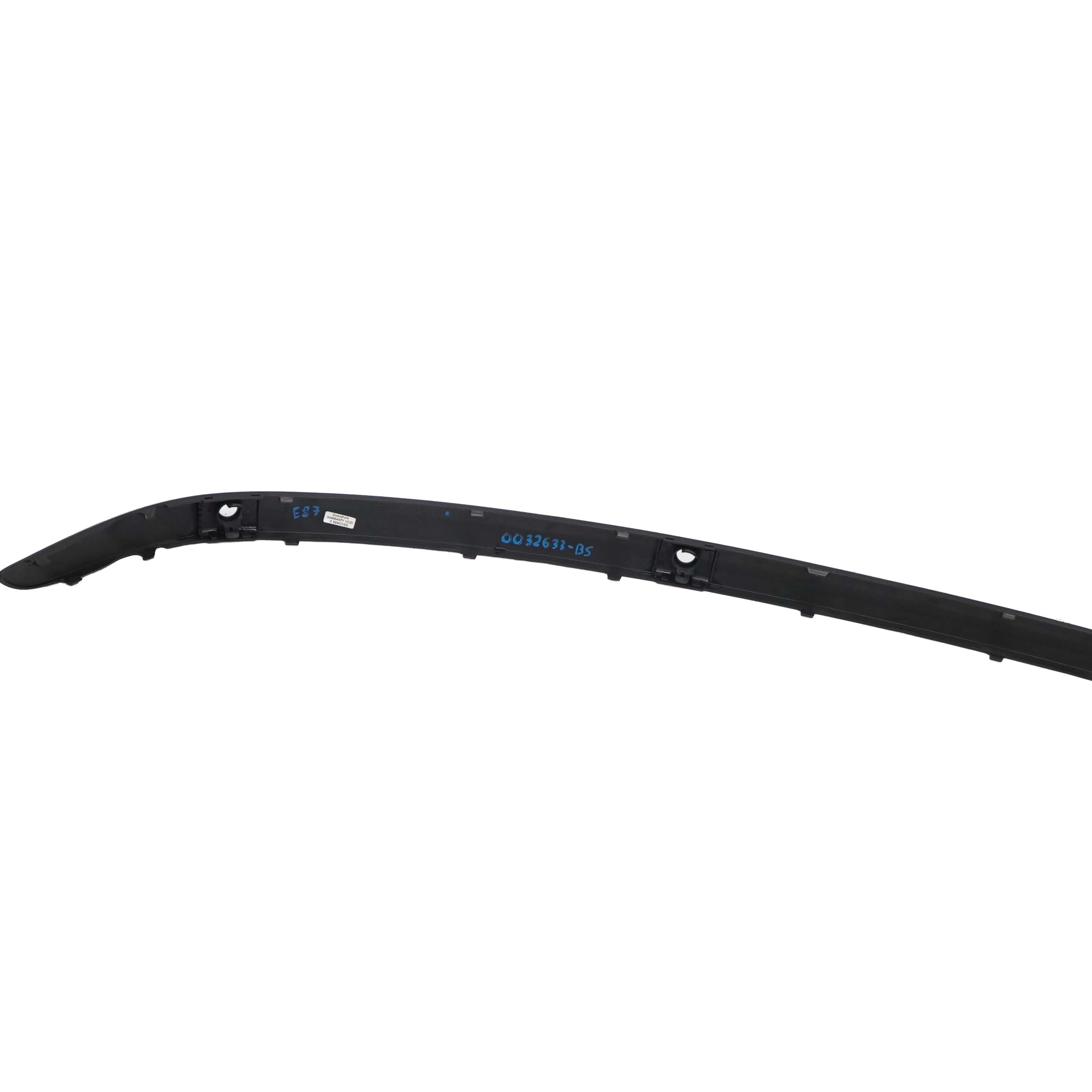 BMW 1 E87 Rear Bumper Trim Strip Moulding Guard PDC Black Sapphire - 475