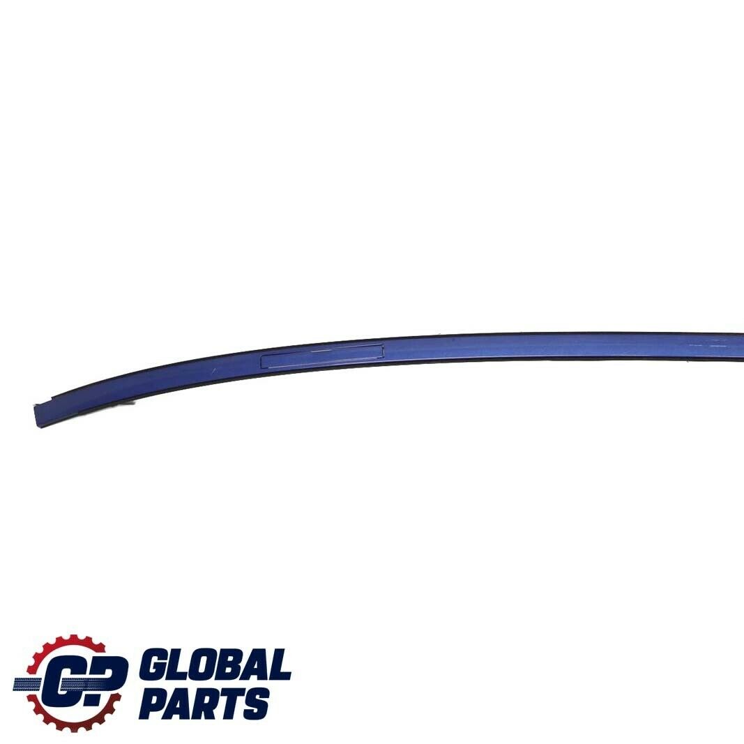 BMW E90 Left Roof Moulding Railing Gutter Trim N/S Montegoblau Blue A51