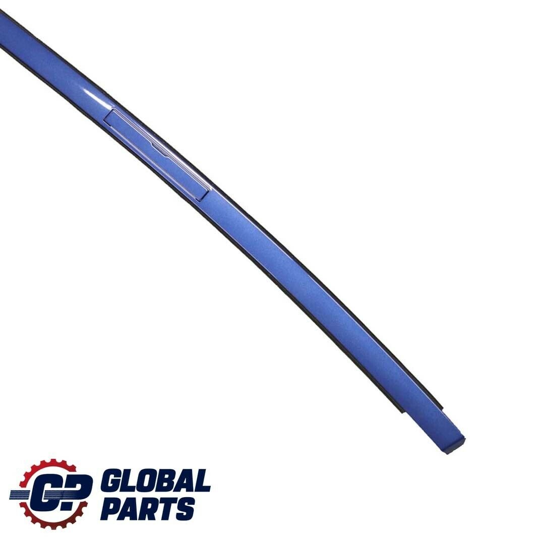 BMW E90 Left Roof Moulding Railing Gutter Trim N/S Montegoblau Blue A51