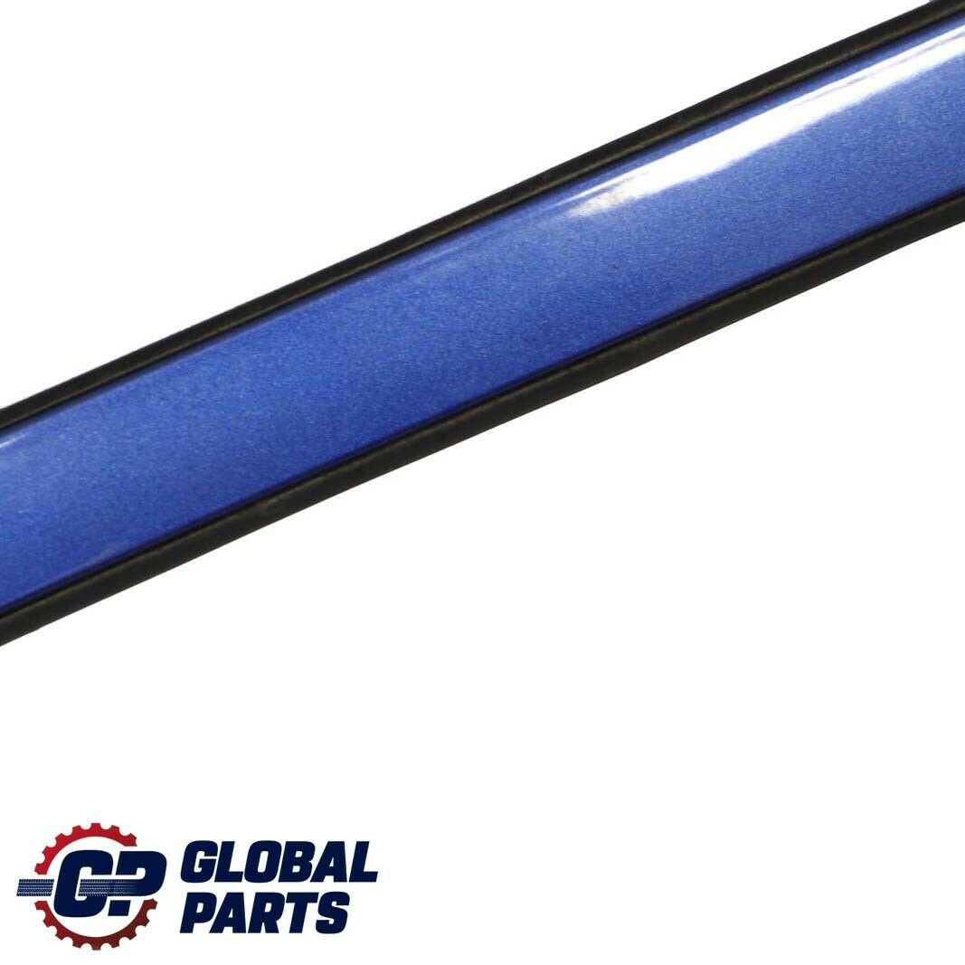 BMW E90 Left Roof Moulding Railing Gutter Trim N/S Montegoblau Blue A51