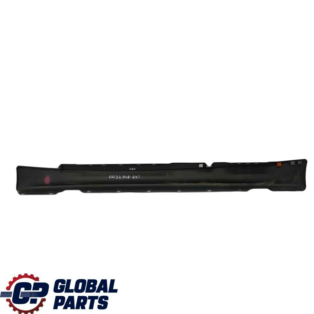 BMW 1 SERIES E87 Sill strip side skirt right O/S Black Sapphire Metallic