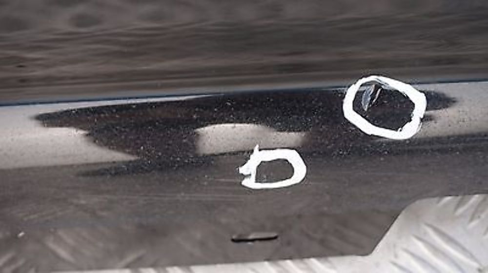 BMW 1 Series 9 E87 Sill Strip Side Skirt Right O/S Black 2 Schwarz II - 668