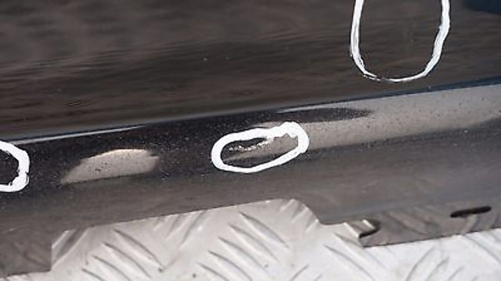 BMW 1 Series 9 E87 Sill Strip Side Skirt Right O/S Black 2 Schwarz II - 668