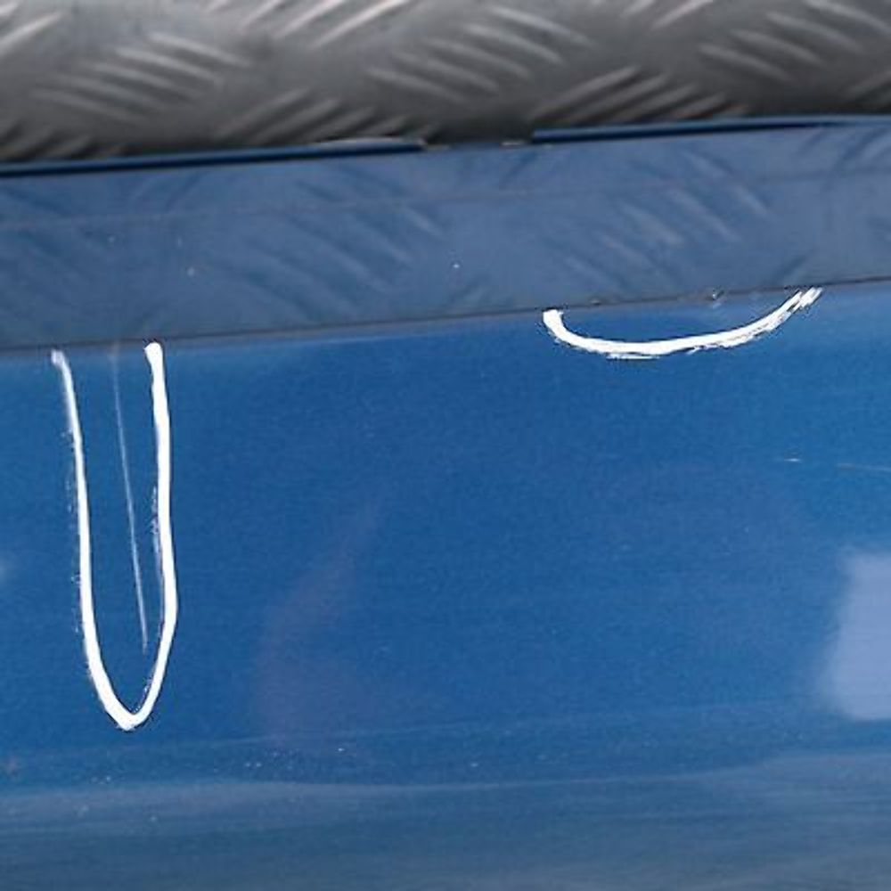 BMW 1 SERIES 2 E87 Sill strip side skirt right O/S Sydney Blau Blue - A19