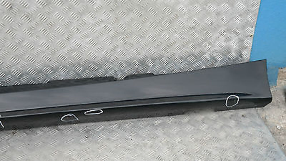 BMW 1 SERIES 4 E87 Sill strip side skirt left N/S BLACK 2 SCHWARZ II - 668