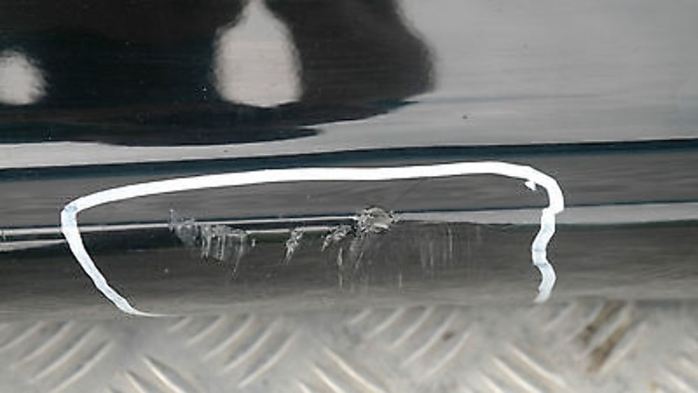 BMW 1 SERIES 4 E87 Sill strip side skirt left N/S BLACK 2 SCHWARZ II - 668