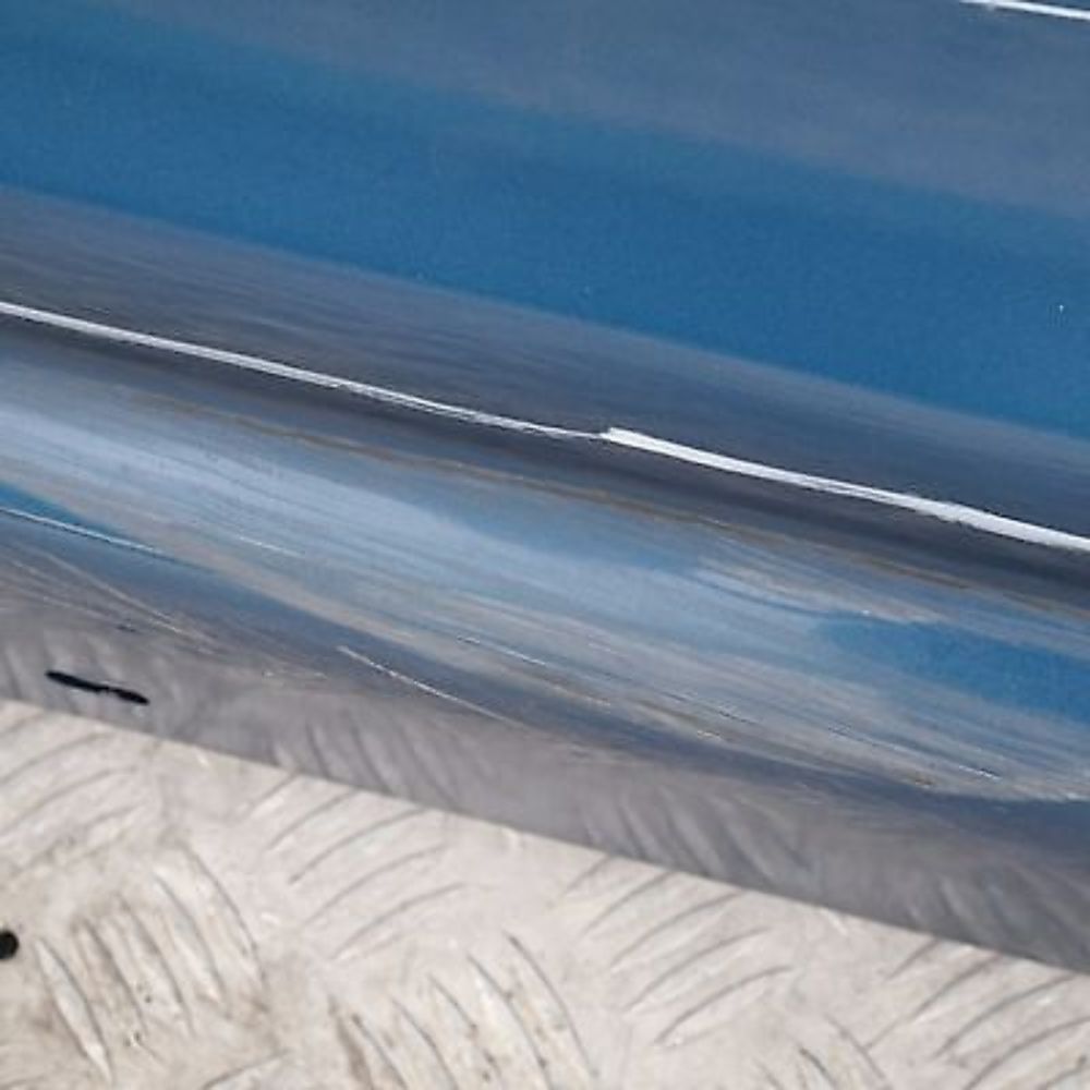 BMW 1 SERIES 2 E87 Sill strip side skirt left N/S Sydneyblau Sydney Blau Blue