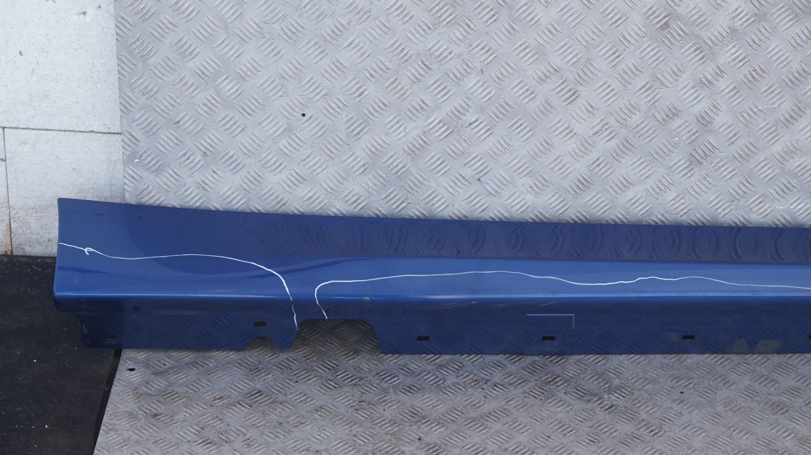 BMW 3 Series 3 E90 E91 Sill Strip Side Skirt Right O/S Montegoblau Blau Blue