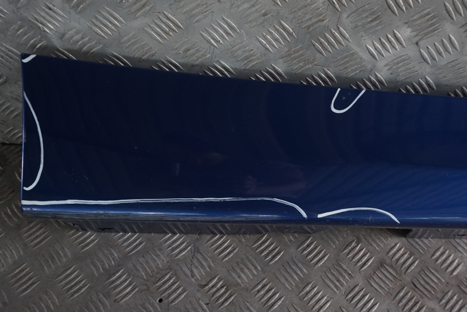 BMW 3 Series 4 E90 E91 Sill Strip Side Skirt Right O/S Montegoblau Blau Blue