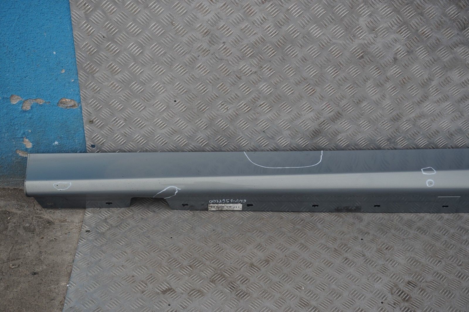 BMW 3 Series 9 E90 E91 Sill Strip Side Skirt Left N/S Arktis Metallic - A34