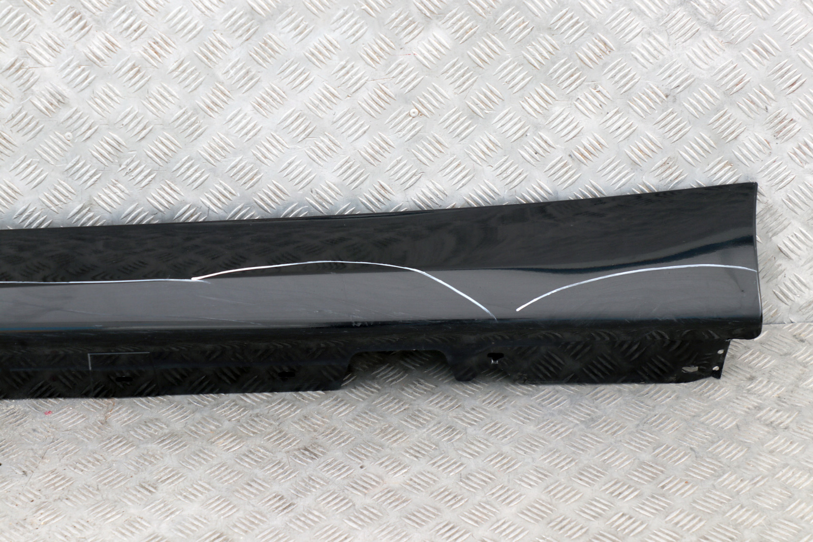 BMW 3 SERIES E90 E91 Sill strip side trim skirt left N/S Black Sapphire Metallic