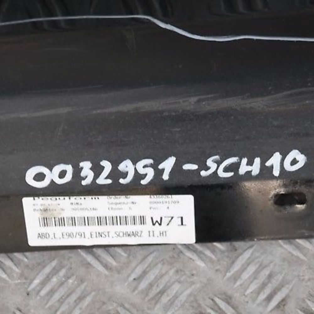 BMW 3 SERIES 10 E90 E91 Sill strip side skirt left N/S Schwarz Black 2 - 668