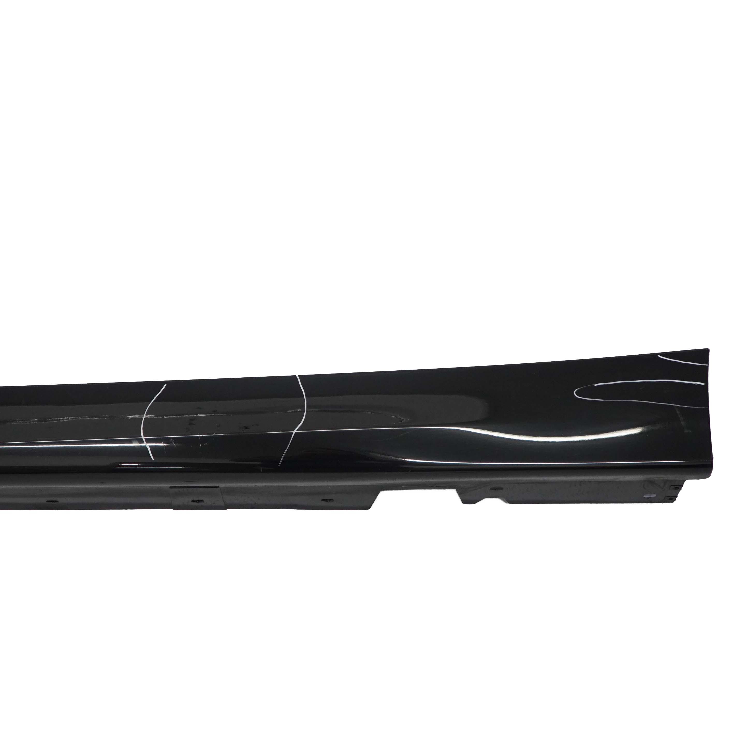 BMW 3 SERIES E90 E91 Sill Strip Side Skirt Left N/S Schwarz Black 2