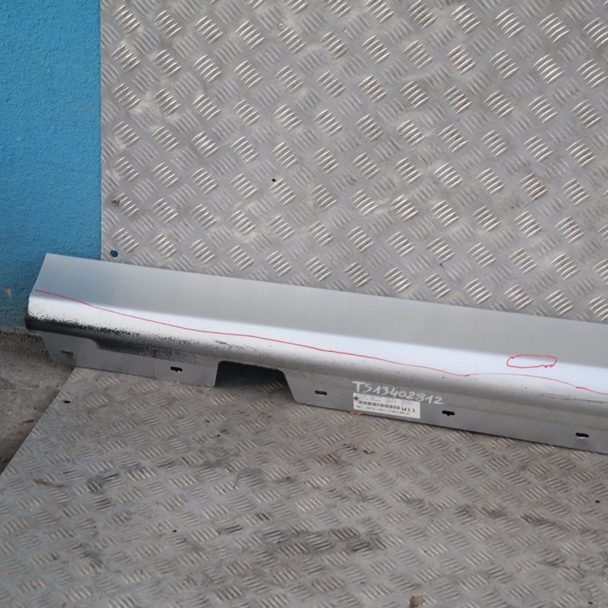 BMW 3 SERIES E90 E91 Sill Strip Side Skirt Left N/S Titansilber Silver Metallic