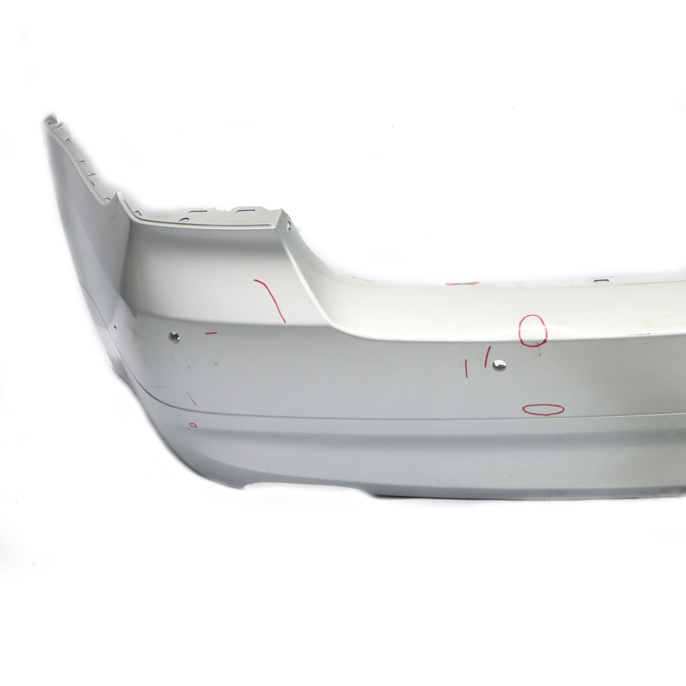 BMW E90 Rear Bumper PDC Titansilber Silver Silber Metallic - 354