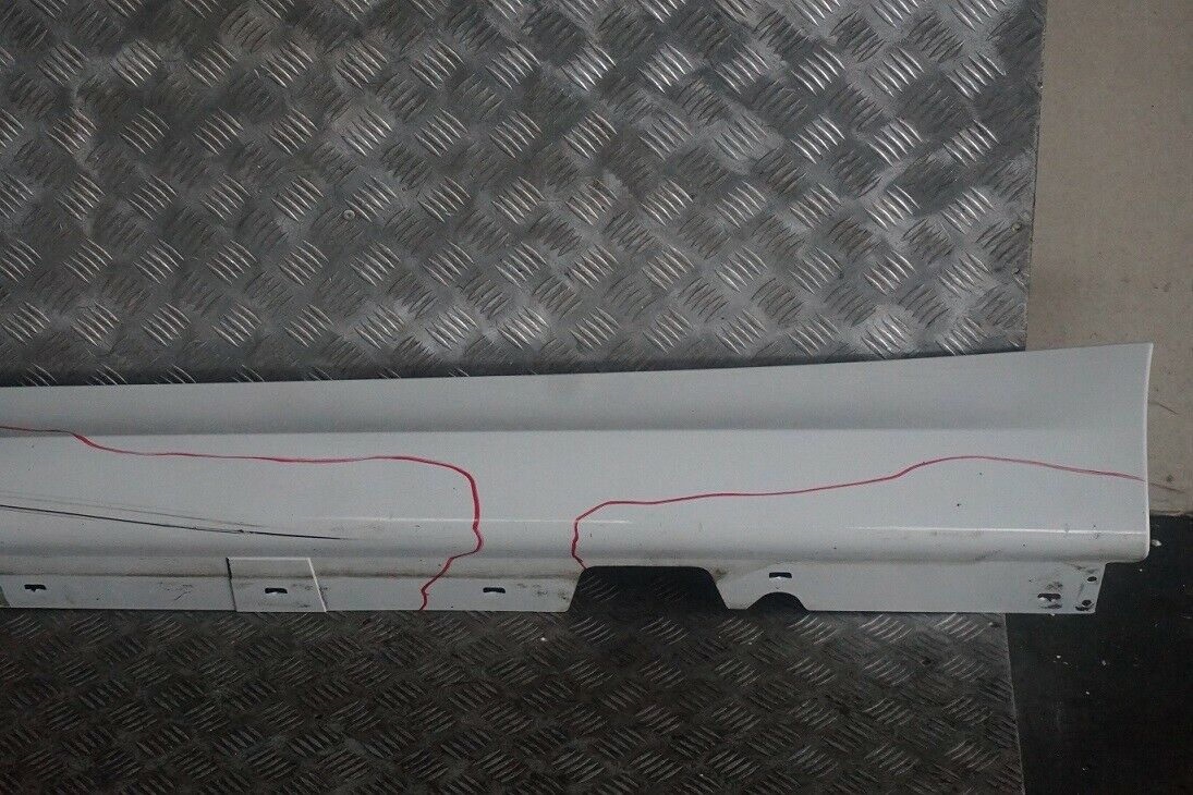 BMW 3 Series E90 E91 M Sport Sill Strip Side Skirt Left N/S Alpinweiss White