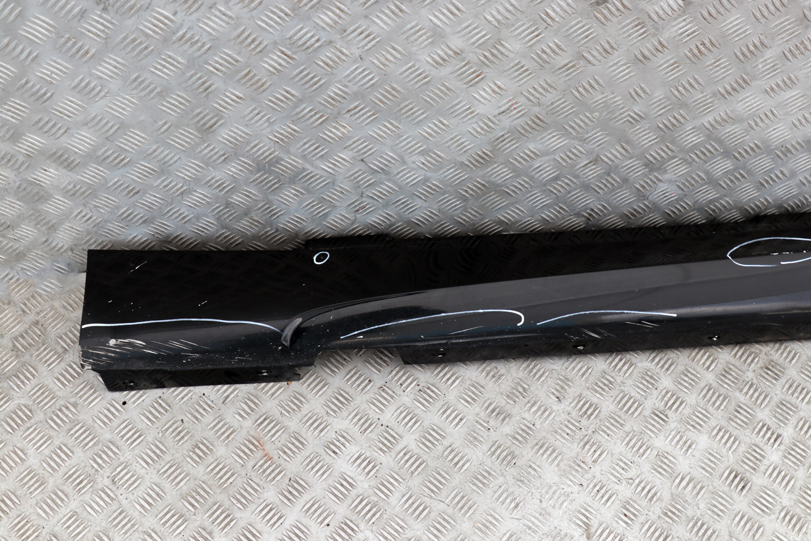 £BMW 1 SERIES E87 E87N M SPORT Sill Strip Side Skirt Left N/S Black Sapphire