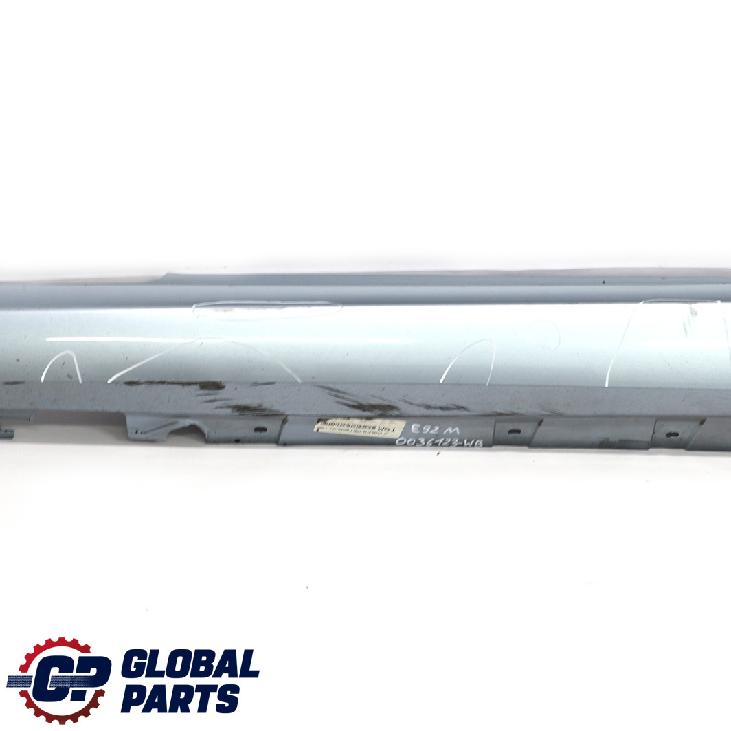 BMW 3 E92 E93 M Sport Sill Strip Side Skirt Cover Left N/S Bluewater Blue - 896