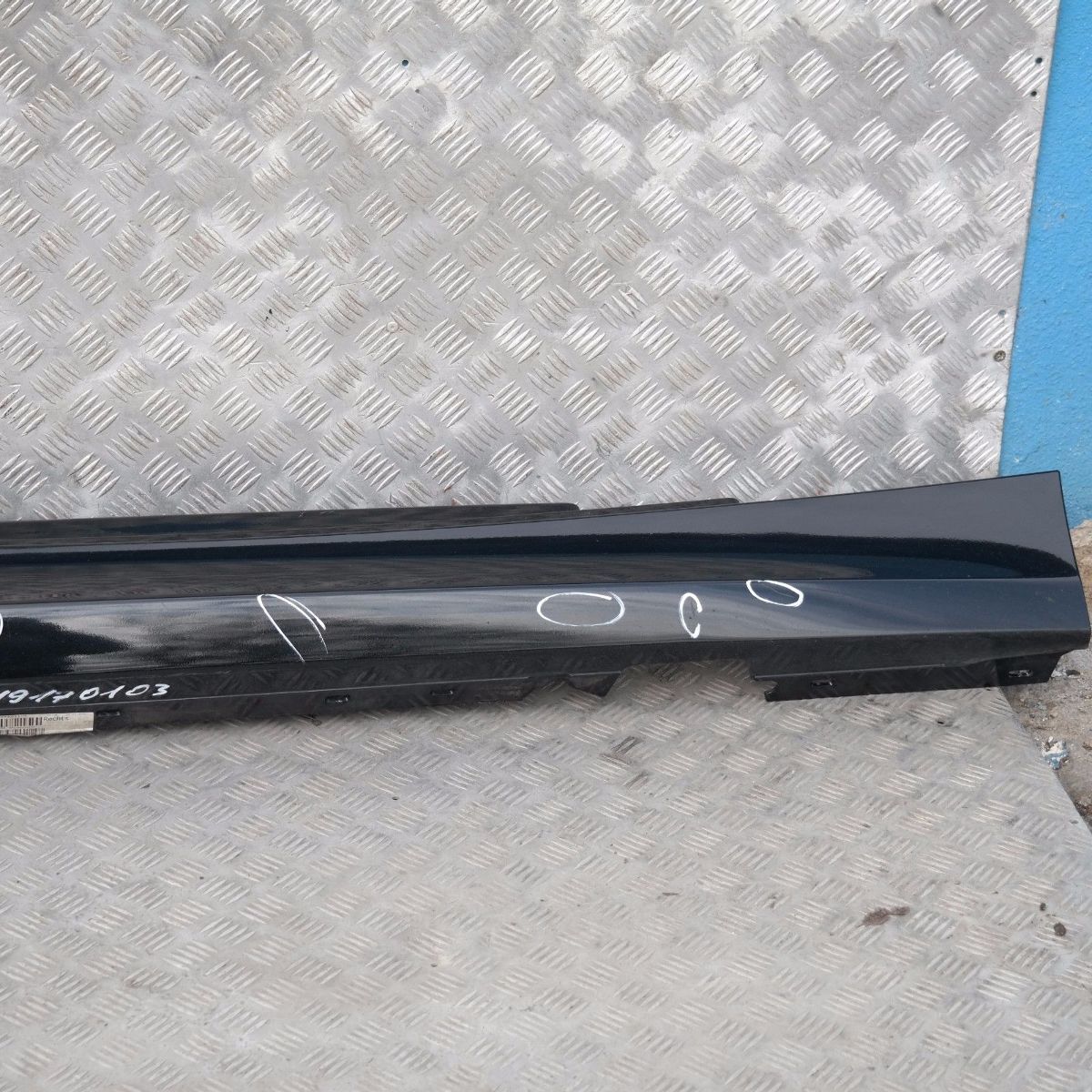 BMW 1 SERIES E81 E82 E88 Sill Strip Side Skirt Right O/S Black Sapphire Metallic