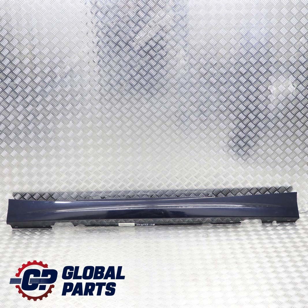 BMW 1 SERIES E81 E82 E88 Sill strip side skirt left N/S Monacoblau Blue A35