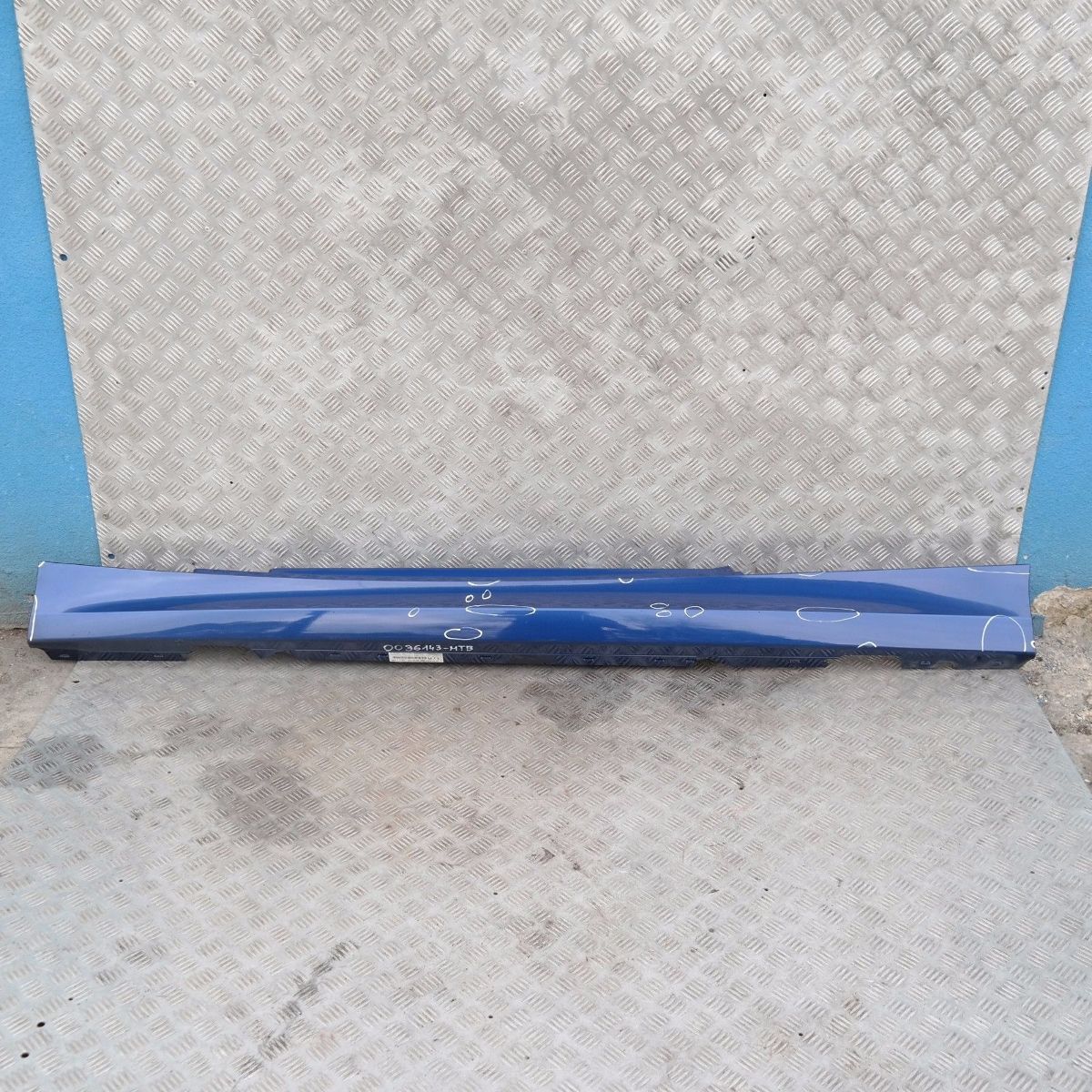 BMW 1 SERIES E81 E82 E88 Sill Strip Side Skirt Left N/S Montegoblau Blau Blue