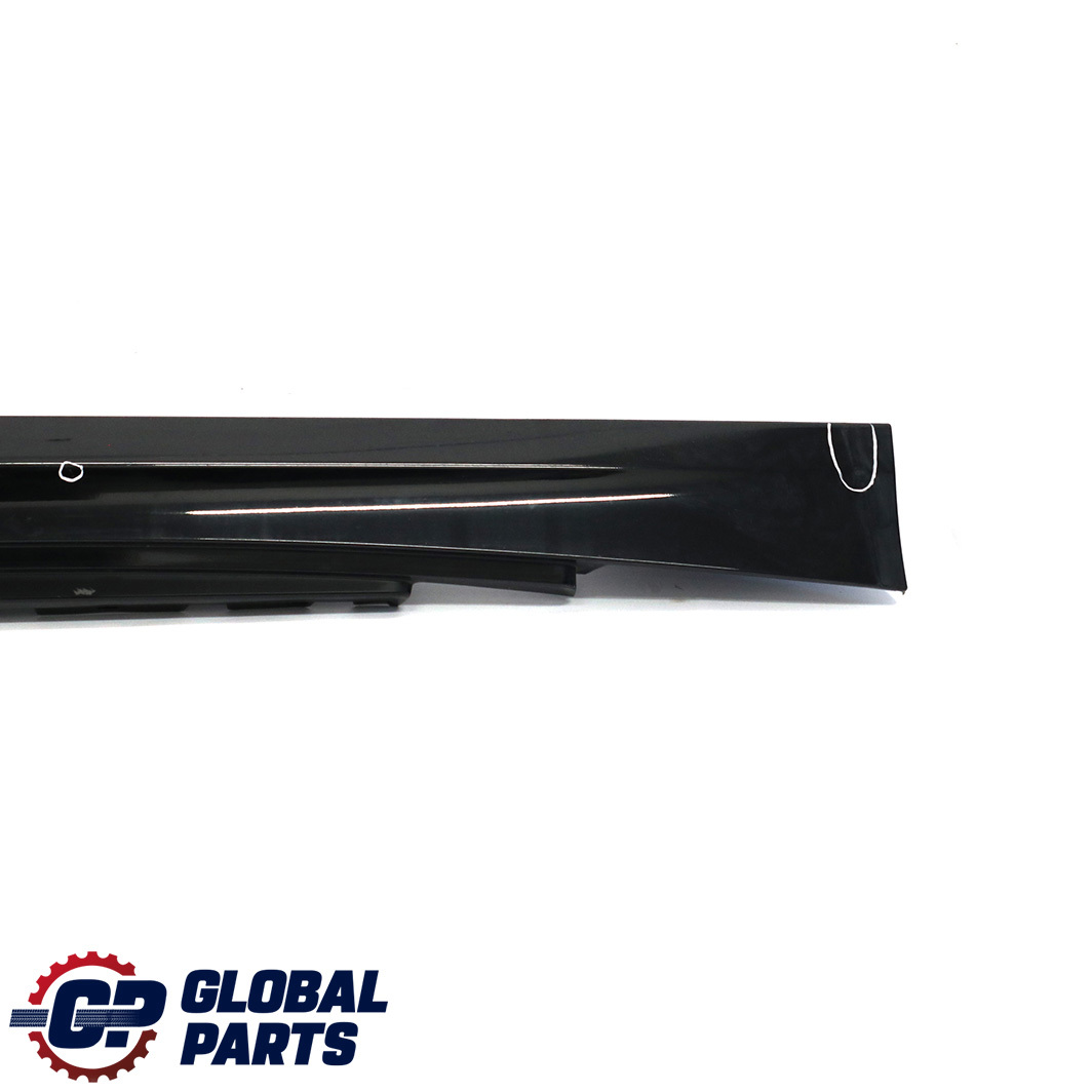 £BMW 1 SERIES E81 E82 E88 Sill Strip Side Skirt Left N/S Schwarz 2 Black - 668