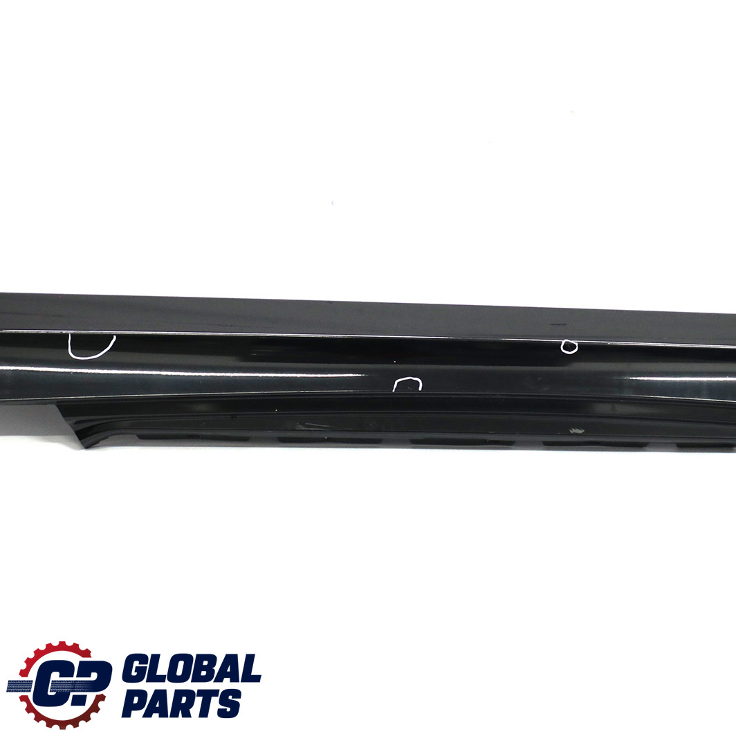 £BMW 1 SERIES E81 E82 E88 Sill Strip Side Skirt Left N/S Schwarz 2 Black - 668