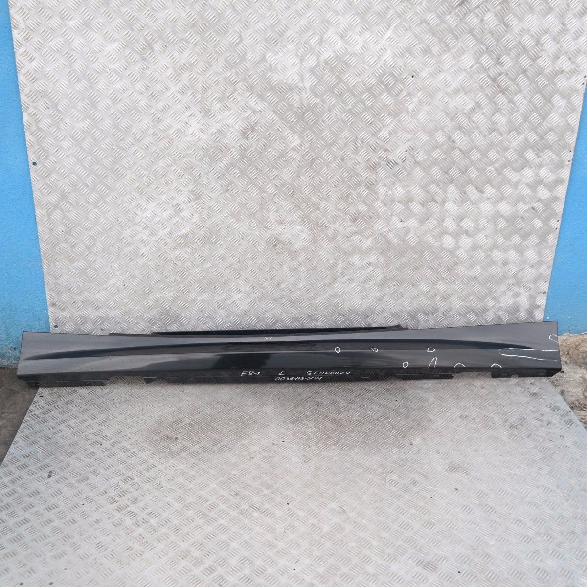 BMW 1 SERIES 1 E81 E82 E88 Sill Strip Side Skirt Left N/S Schwarz 2 Black - 668