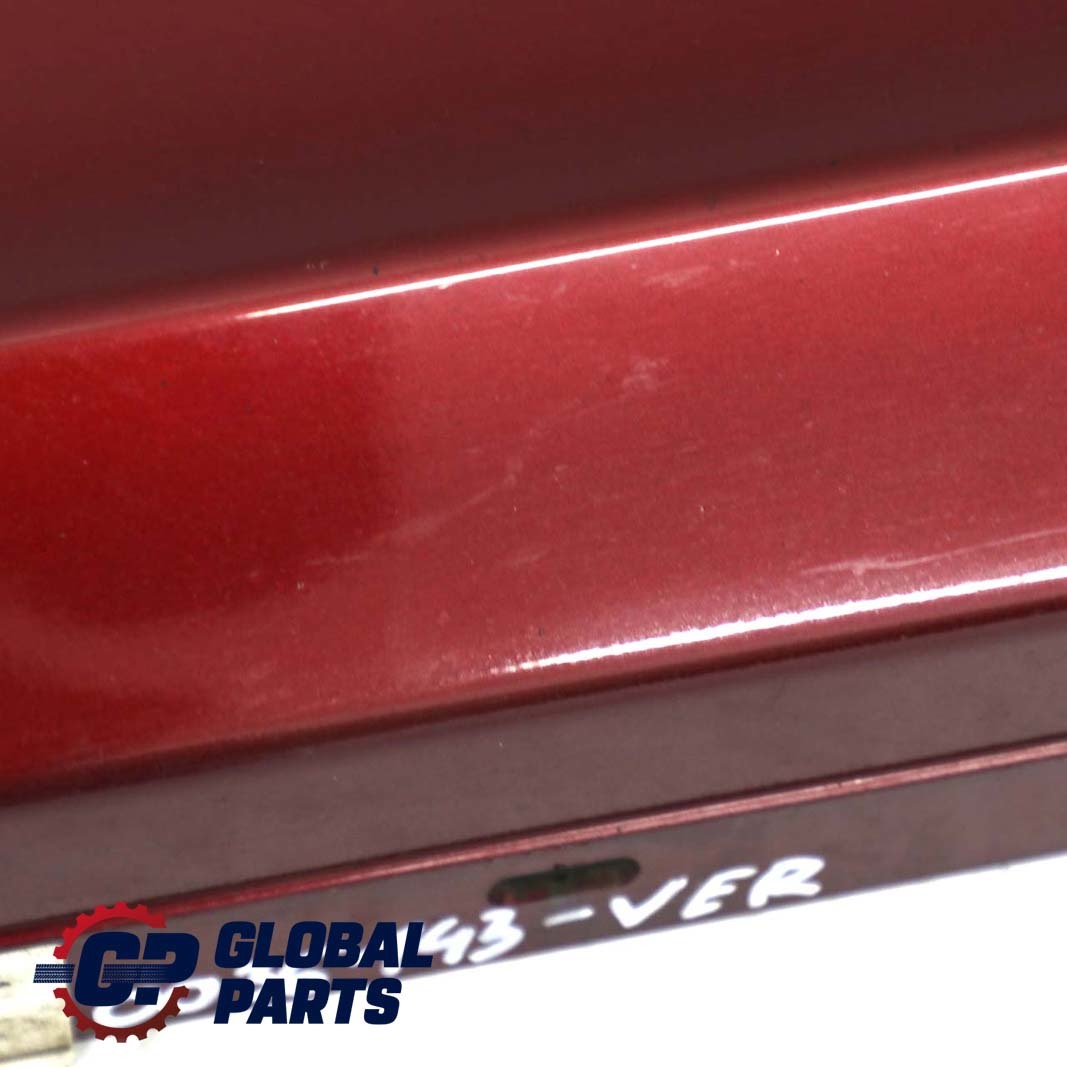 BMW 1 E81 E82 E88 Sill Strip Side Skirt Left N/S Vermilionrot Red Metallic A82