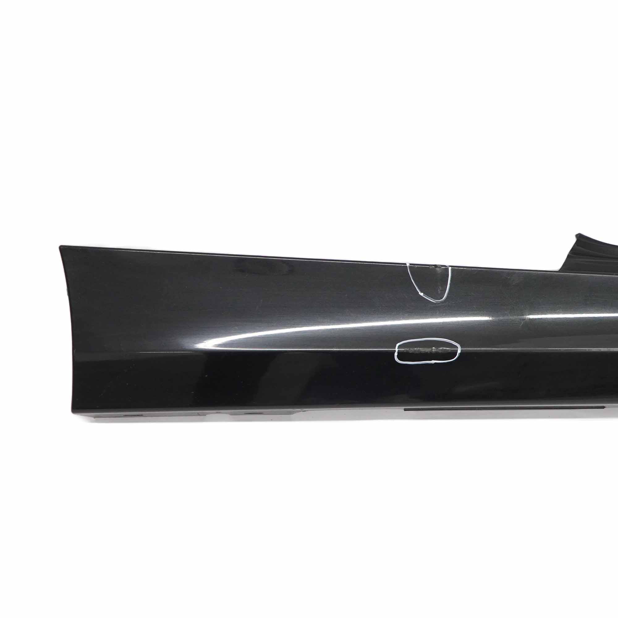 BMW 1 E87 LCI Sill Strip Side Skirt Right O/S Black Sapphire Metallic - 475