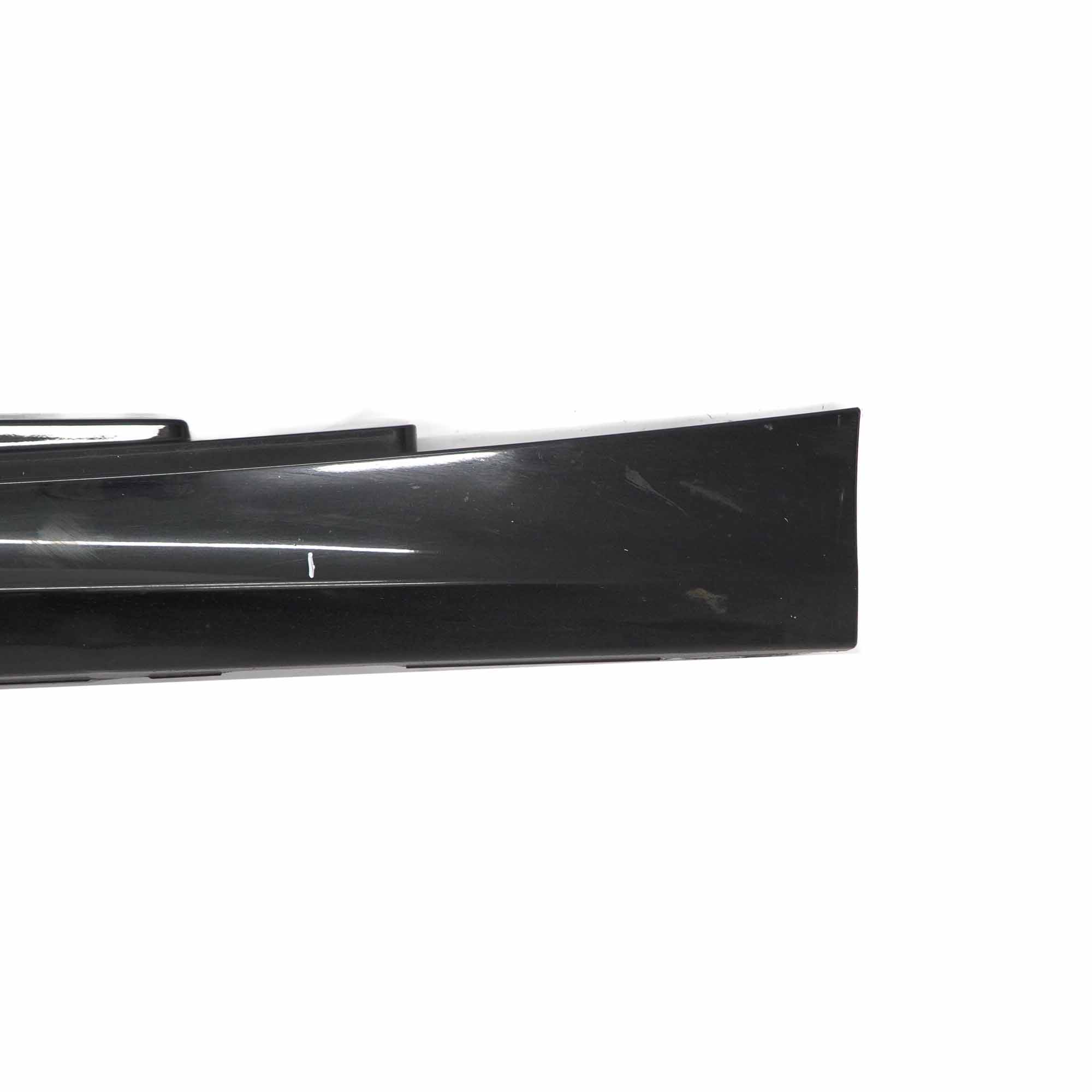 BMW 1 E87 LCI Sill Strip Side Skirt Right O/S Black Sapphire Metallic - 475