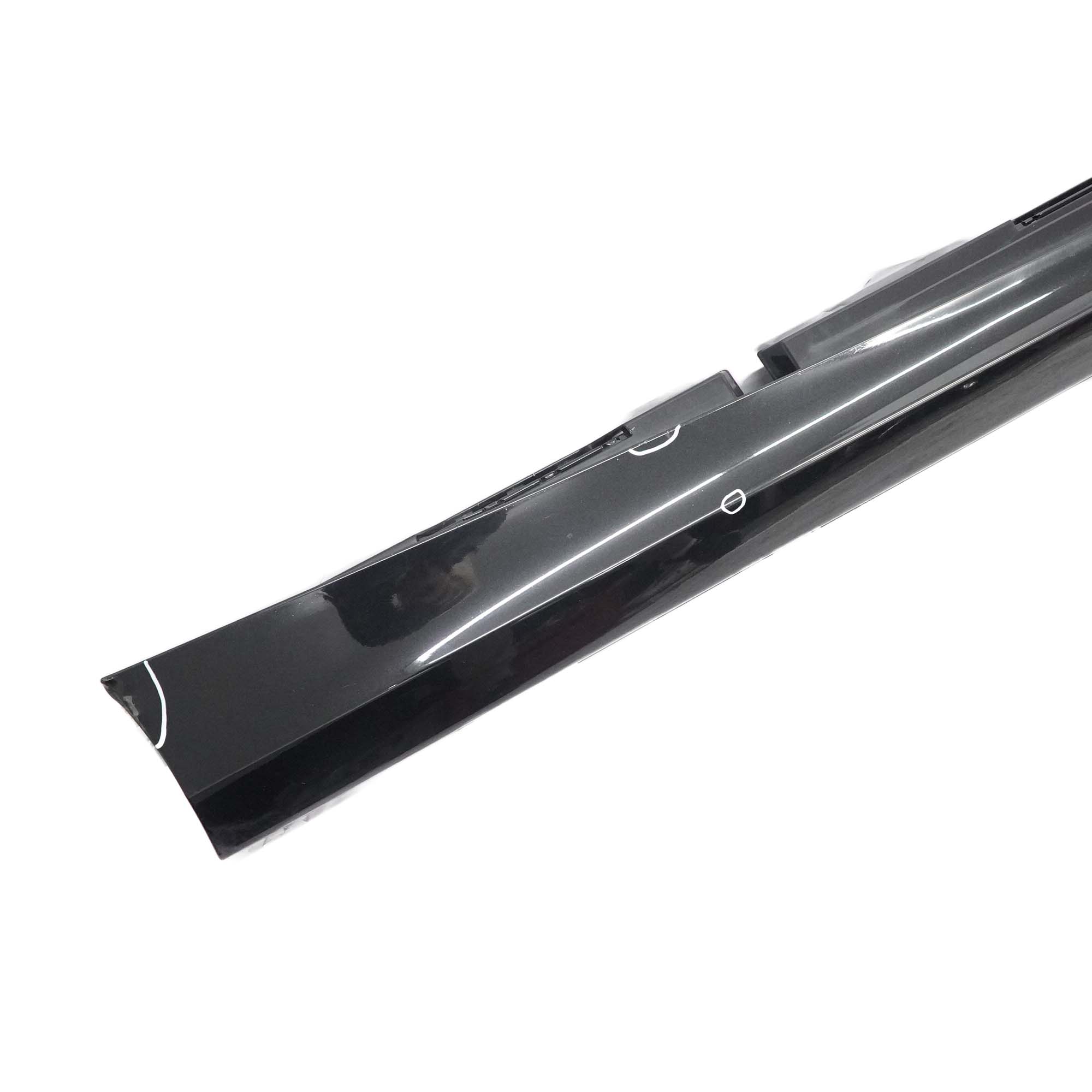 BMW 1 SERIES 4 E87 LCI Sill strip side skirt right O/S BLACK SAPPHIRE METALLIC