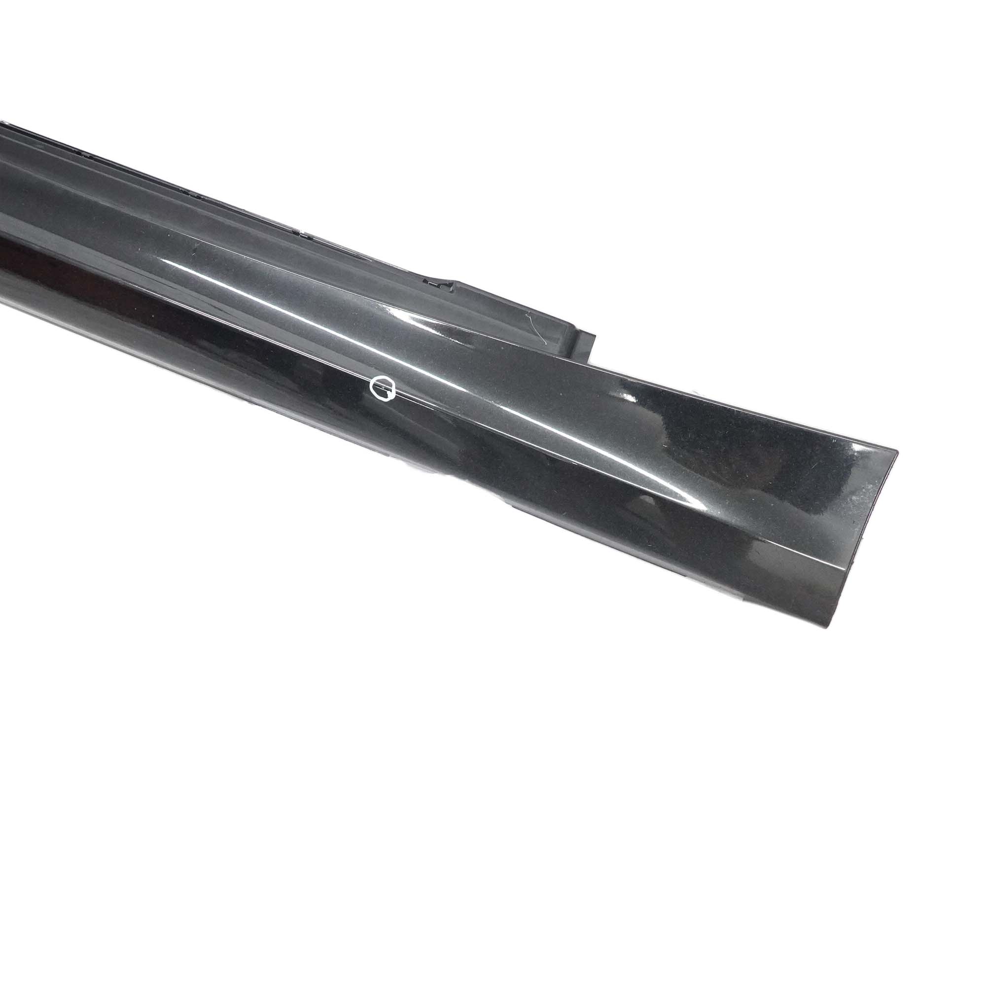 BMW 1 SERIES 4 E87 LCI Sill strip side skirt right O/S BLACK SAPPHIRE METALLIC