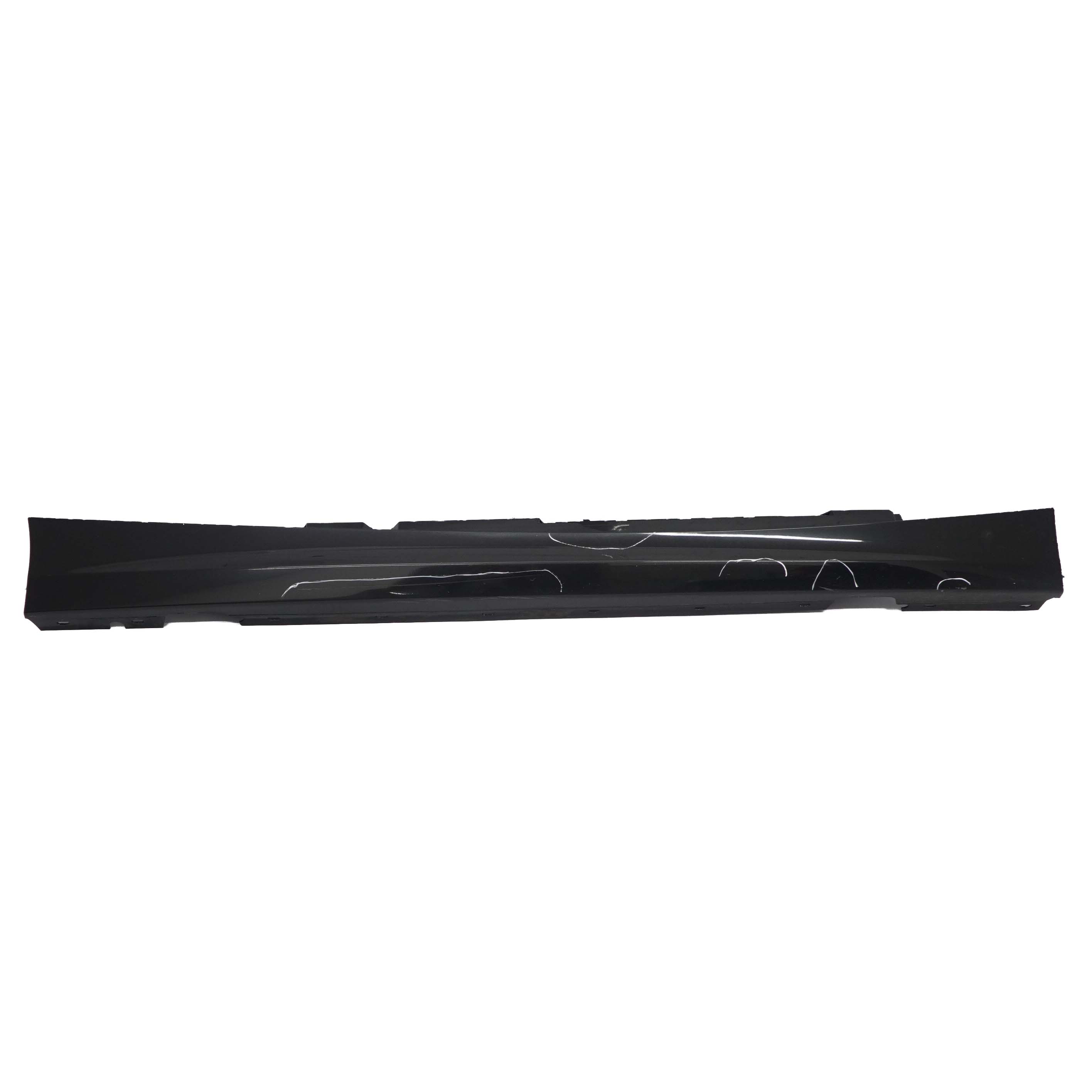 BMW 1 E87 LCI Sill Strip Side Skirt Right O/S Black Sapphire Metallic - 475