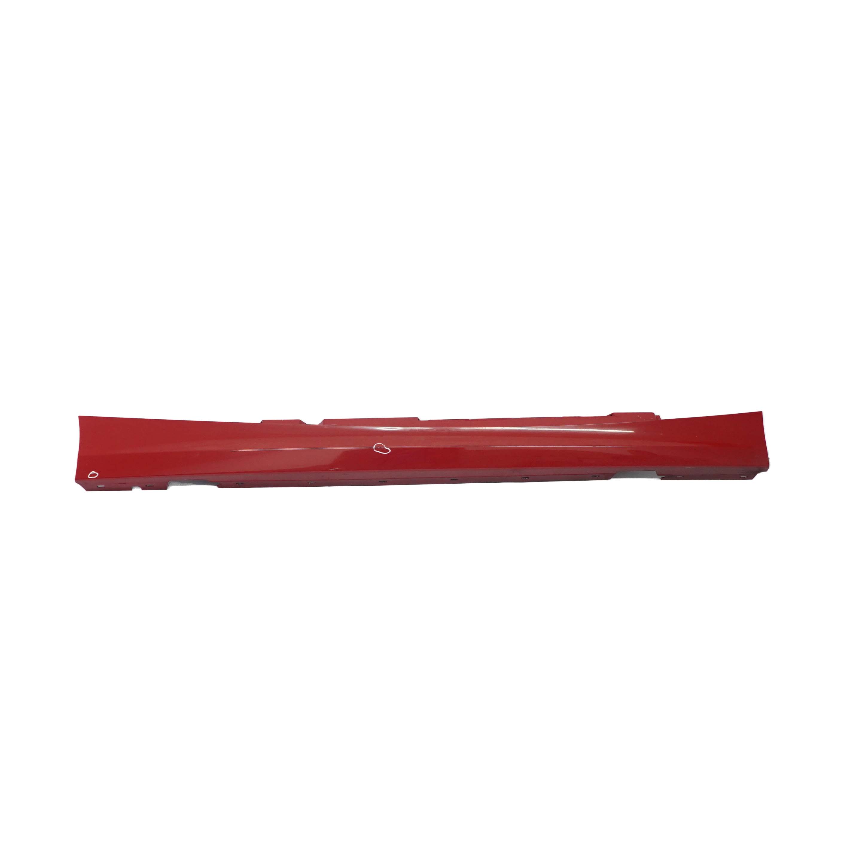 BMW 1 SERIES E87 LCI Sill strip side skirt right O/S Karmesinrot Rot Red A61