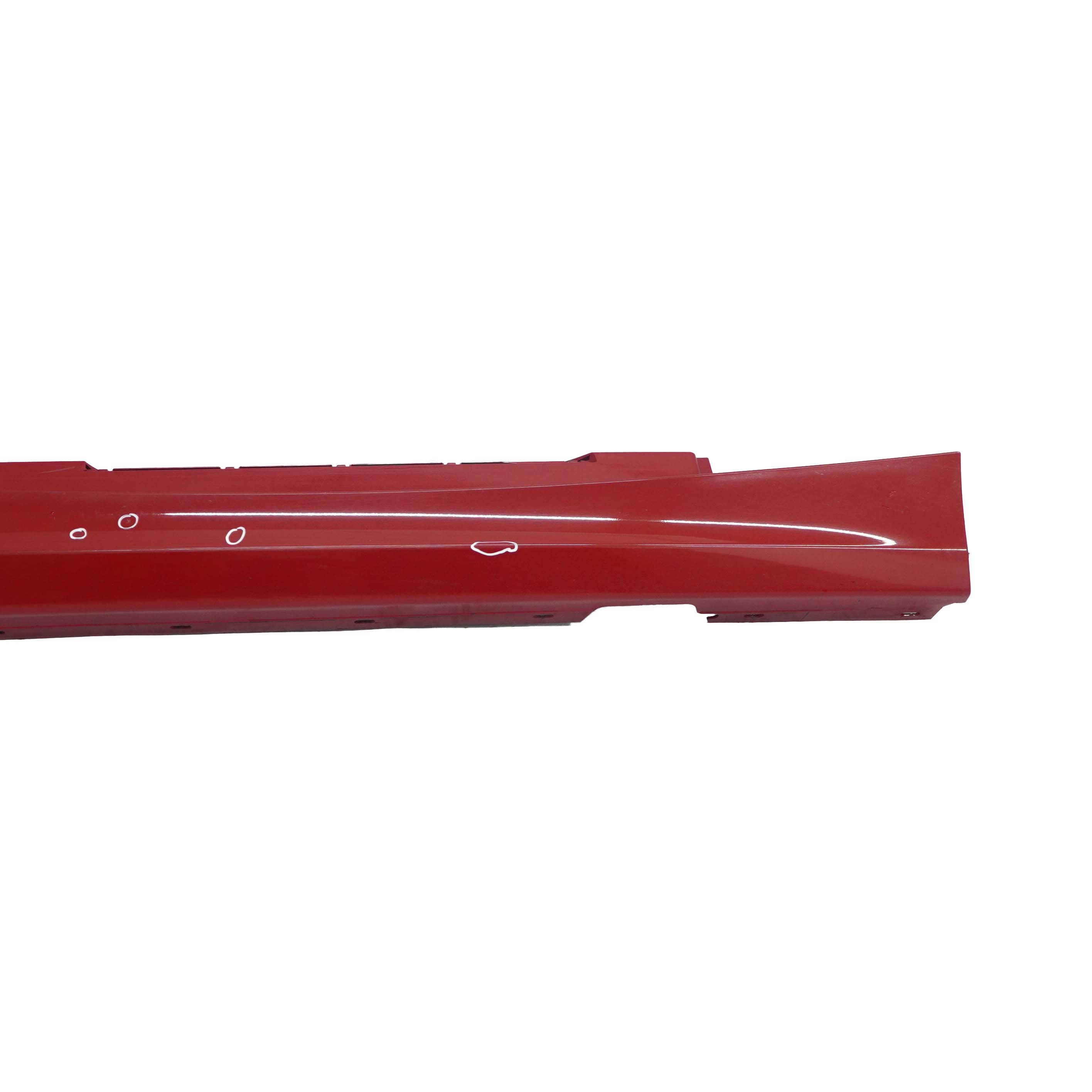 BMW 1 E87 LCI Sill Strip Side Skirt Right O/S Karmesinrot Rot Red - A61