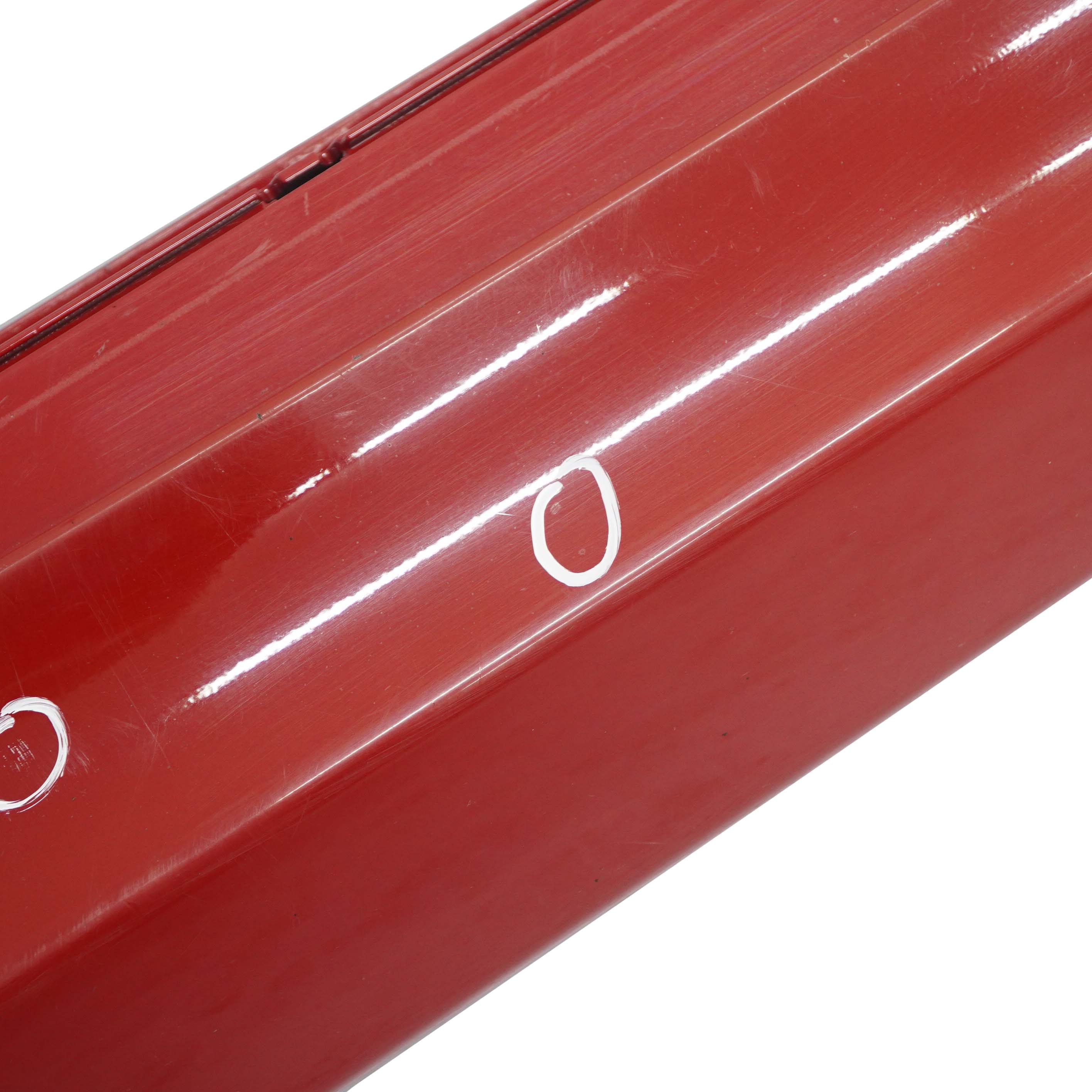 BMW 1 E87 LCI Sill Strip Side Skirt Right O/S Karmesinrot Rot Red - A61