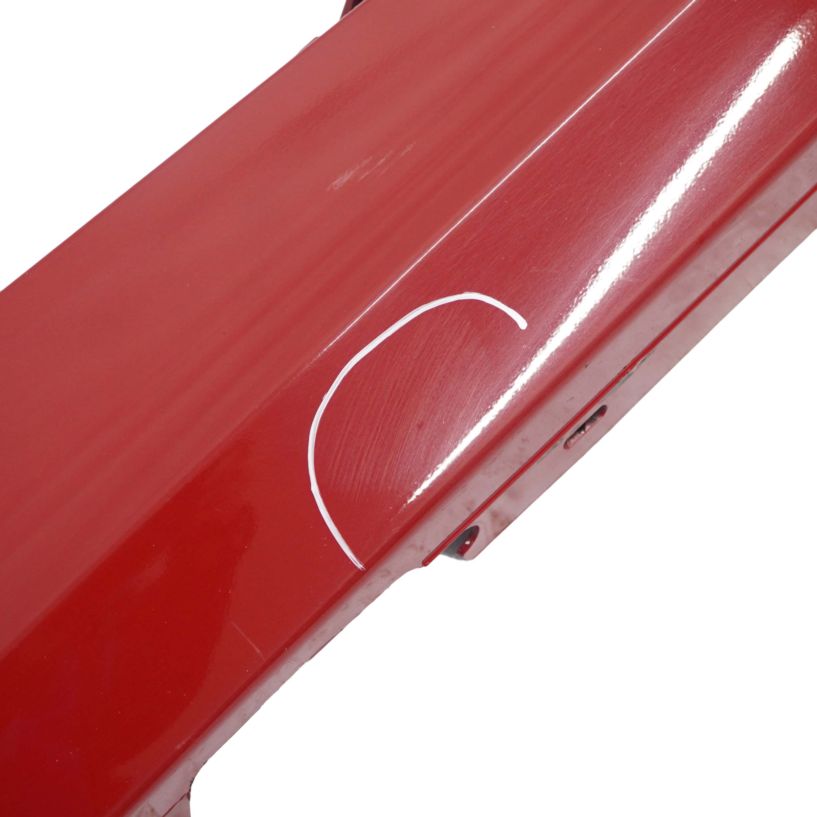 BMW 1 E87 LCI Sill Strip Side Skirt Right O/S Karmesinrot Rot Red - A61