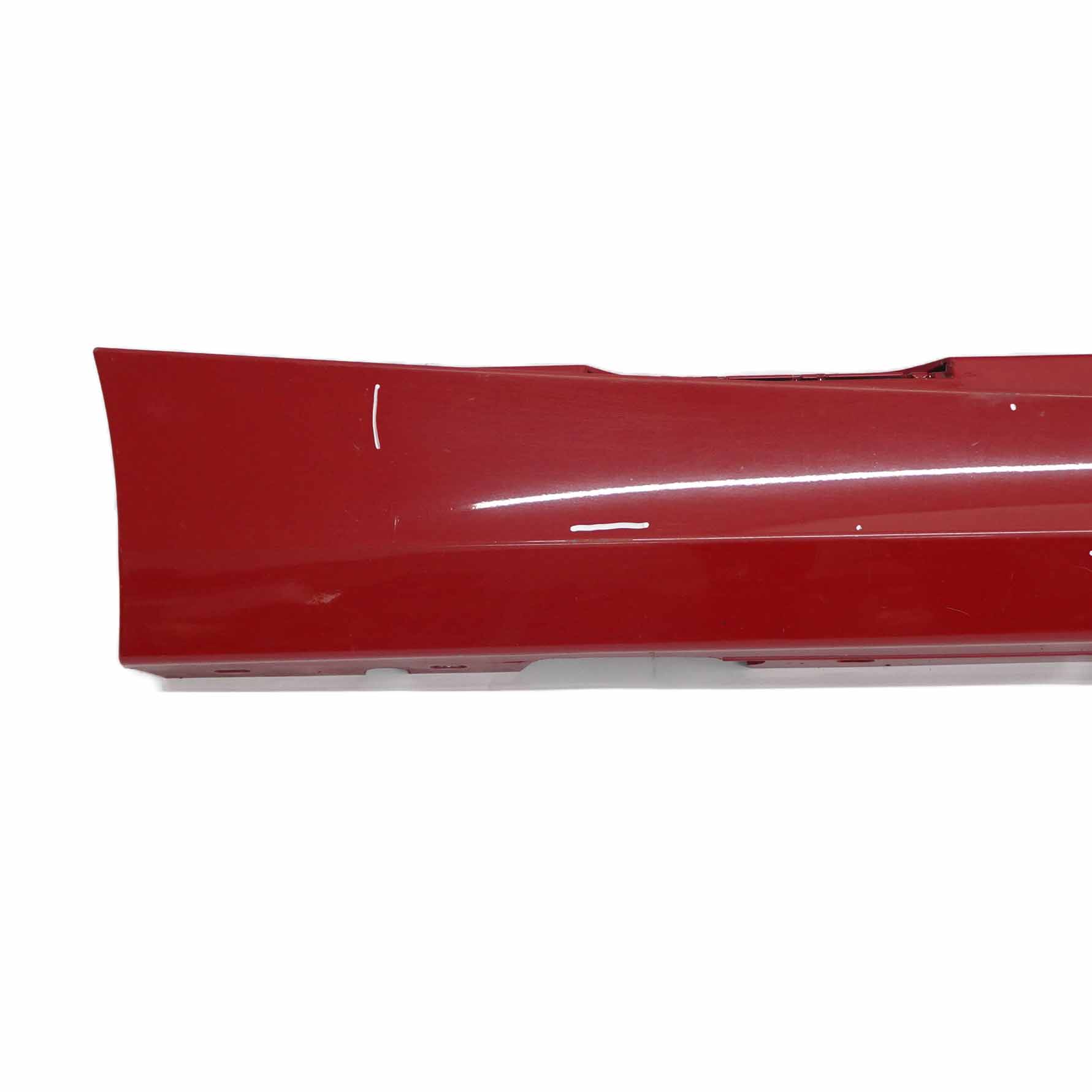 Side Skirt BMW E87 LCI Sill Strip Right O/S Karmesinrot Crimson Red Rot - A61