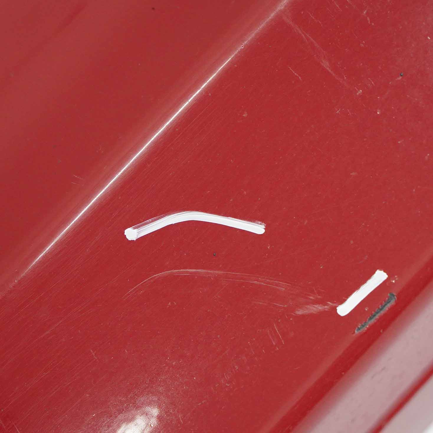 Side Skirt BMW E87 LCI Sill Strip Right O/S Karmesinrot Crimson Red Rot - A61