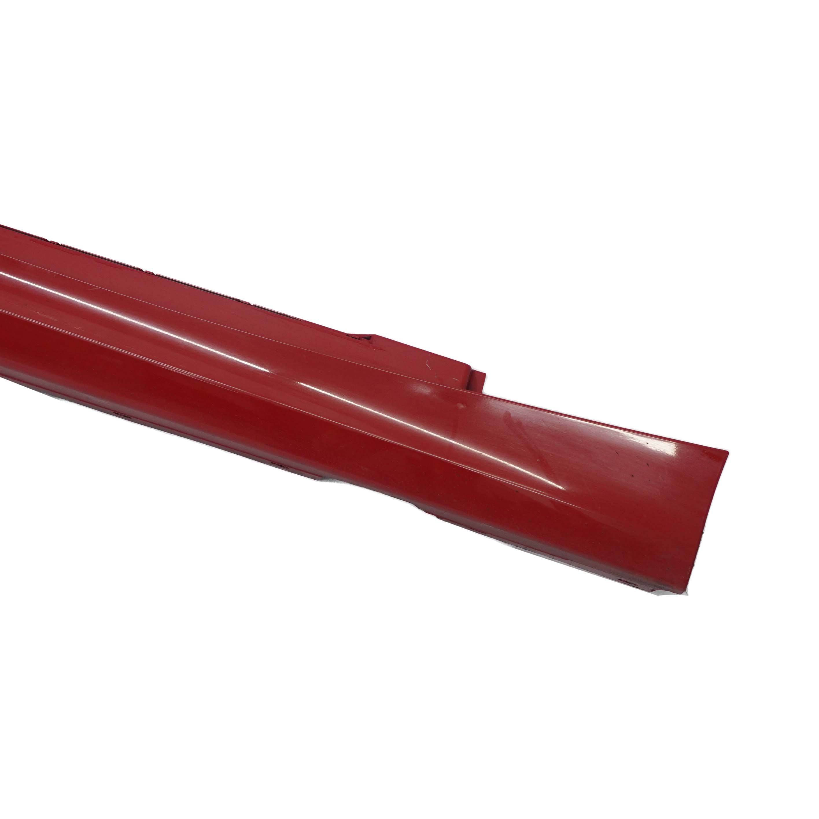 BMW 1 SERIES E87 LCI Sill strip side skirt right O/S Karmesinrot Rot Red A61